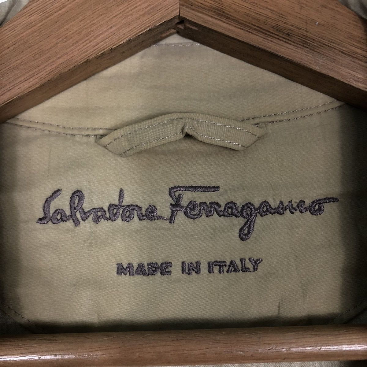 Japanese Brand 🔥Biker Parka Wax Jacket Salvatore Ferragamo Italy Size US M / EU 48-50 / 2 - 16 Thumbnail