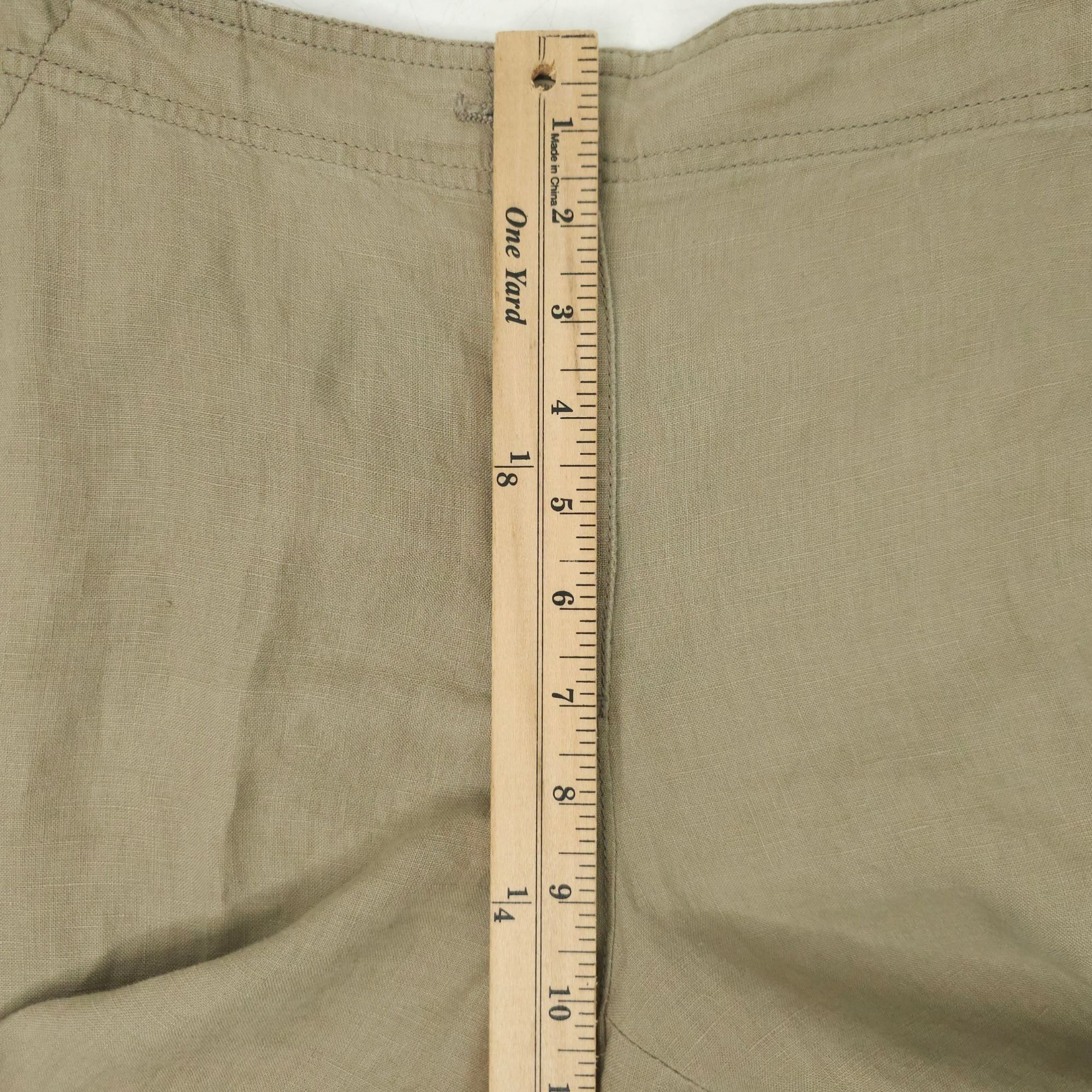 Chicos Chicos Linen Pants Women Size 1 US M/8 MId Rise Wide Leg Sla Size 30" / US 8 / IT 44 - 4 Thumbnail