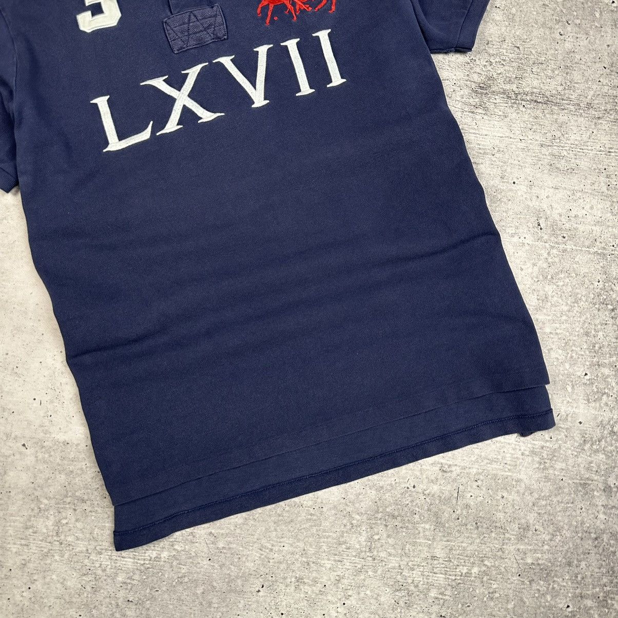 Designer Ralph Lauren Big Pony Chief Keef Style Polo Shirt Size XL Size US XL / EU 56 / 4 - 4 Thumbnail