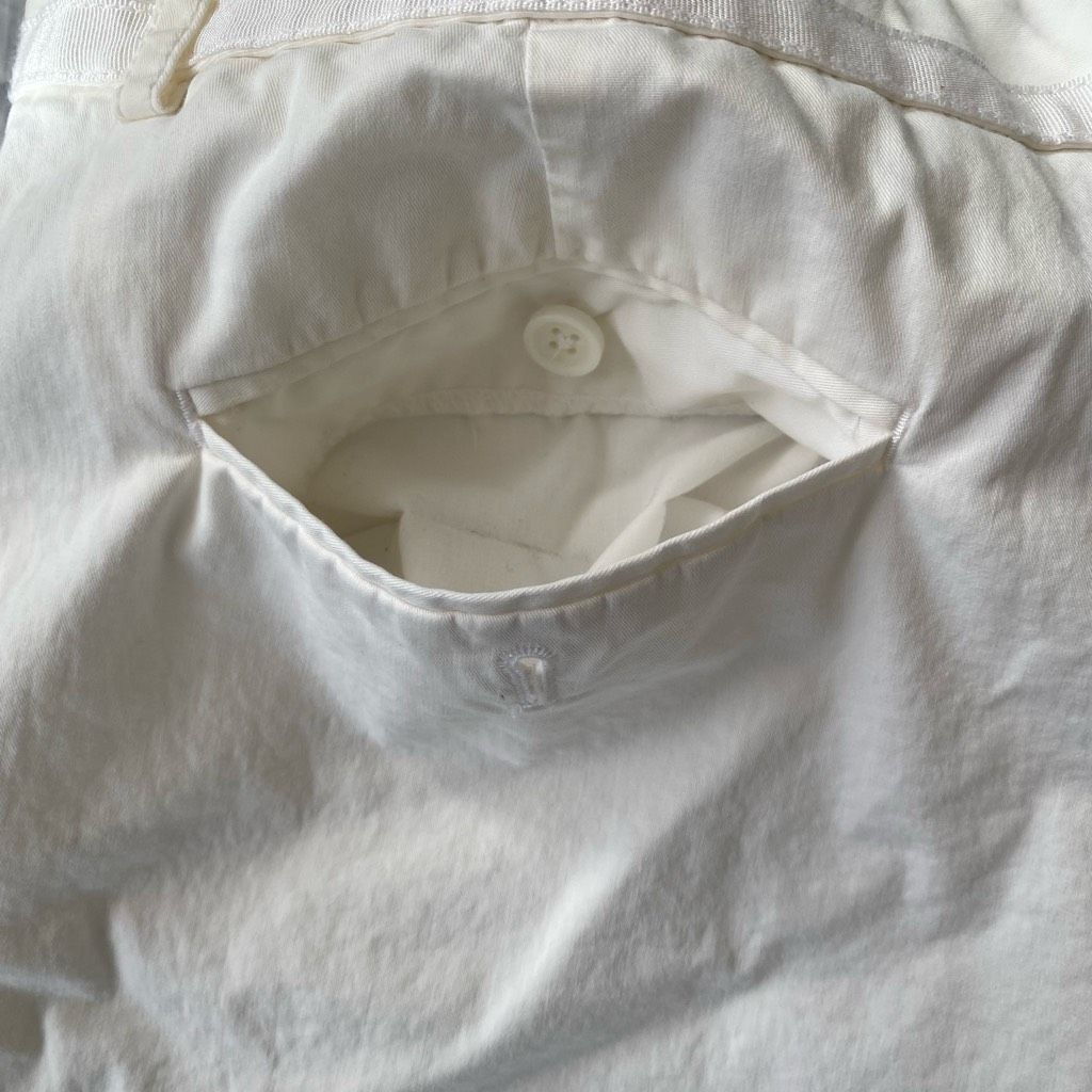 Express Express Design Studio editor women 10 cotton blend white chi Size 32" / US 10 / IT 46 - 6 Thumbnail