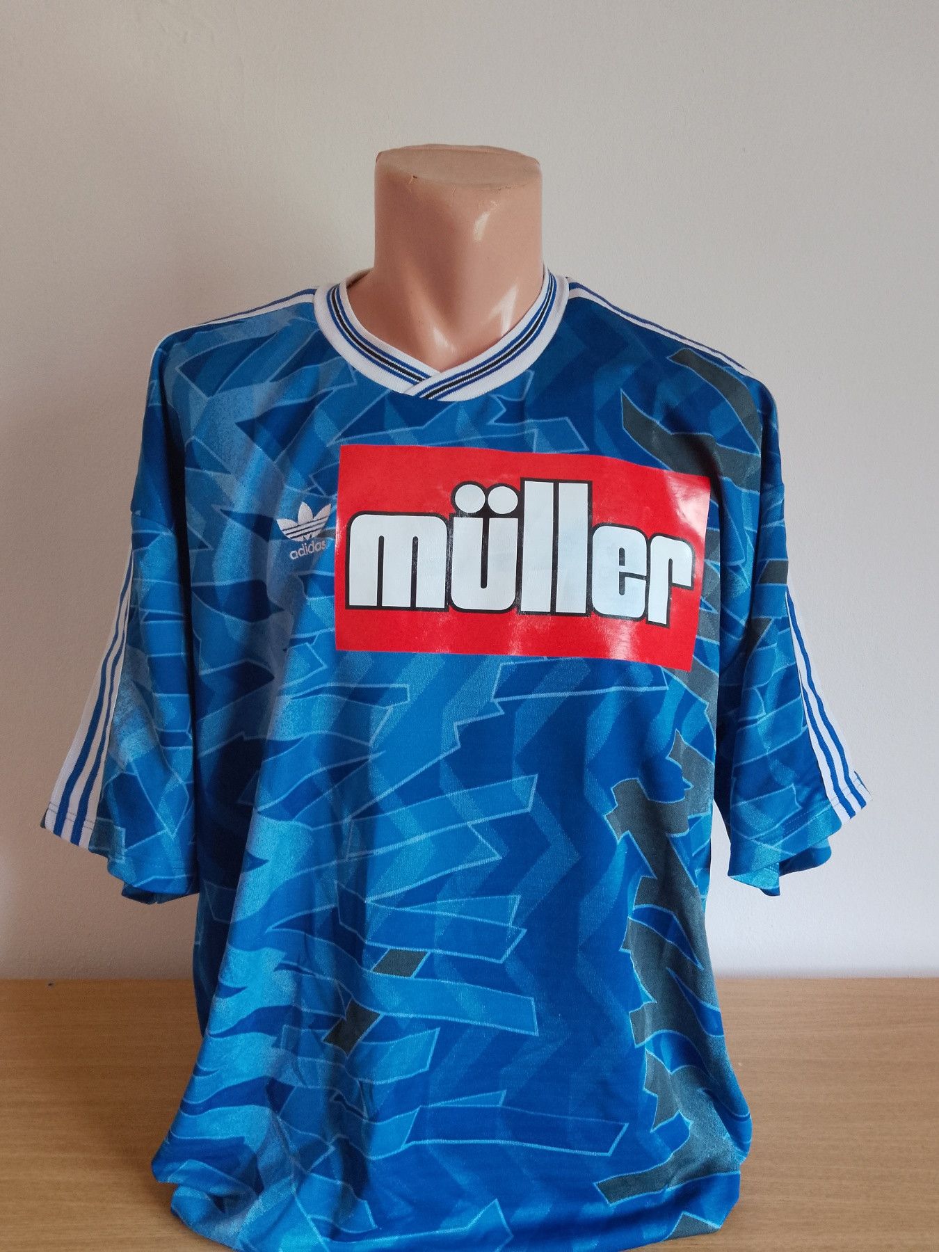 Adidas Schalke 04 Youri Mulder Jersey - 1993/1994 jersey - Adidas Size US XL / EU 56 / 4 - 1 Thumbnail