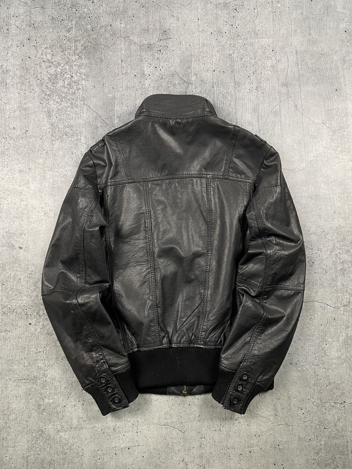 Genuine Leather × Vintage Vintage Bomber Leather Jacket zip Avirex Size US XL / EU 56 / 4 - 6 Thumbnail