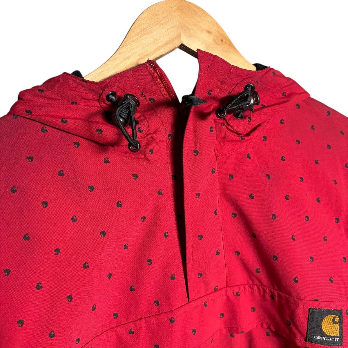 Carhartt Vintage Carhartt Logo Monogram Half Zip Hoodie Jacket Size M / US 6-8 / IT 42-44 - 8 Thumbnail