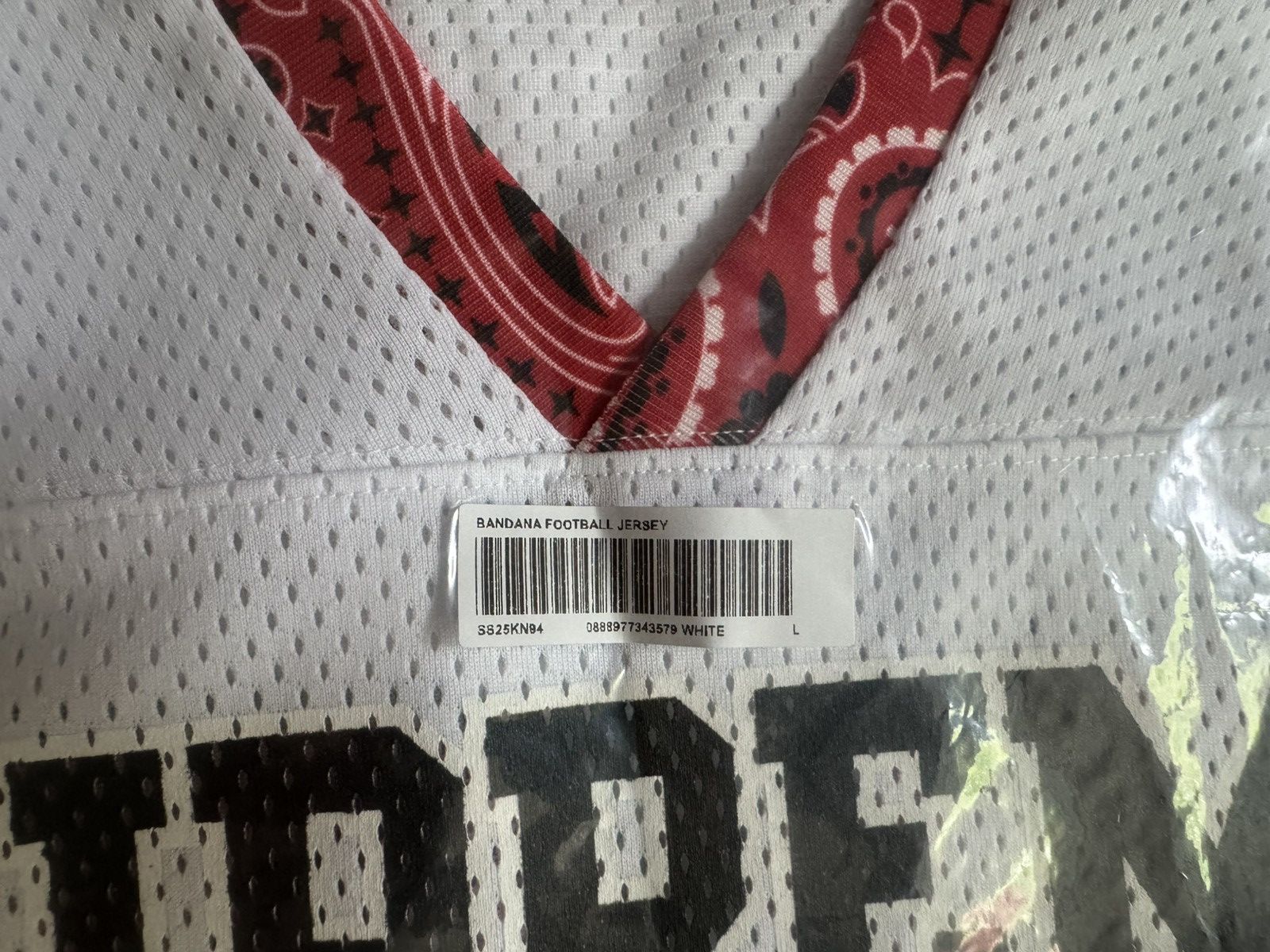 Supreme Bandana Football Jersey White