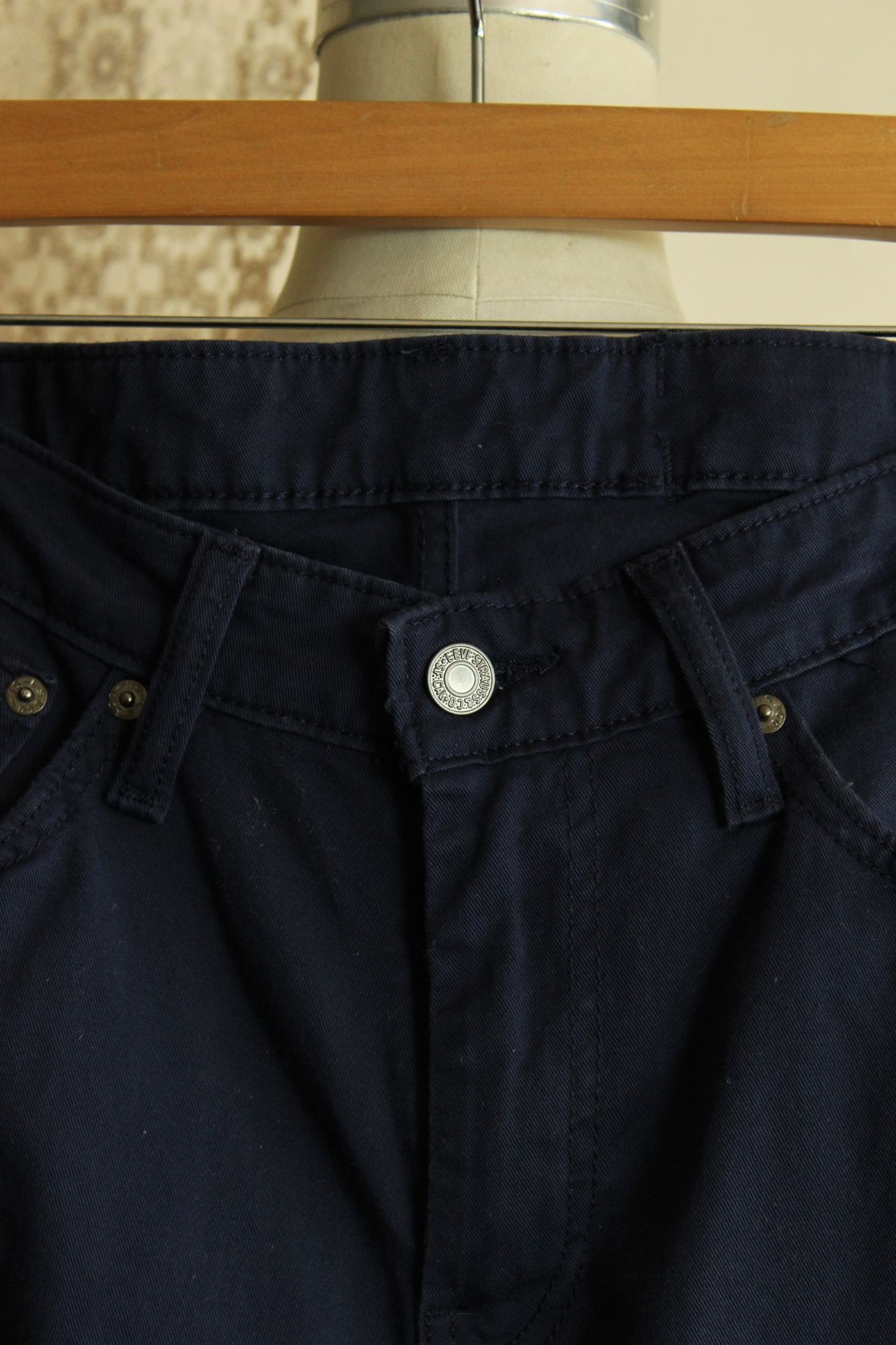 Levi's Levis Mens 511 Jeans, Navy Blue, 32W 32L, Slim Size US 32 / EU 48 - 5 Thumbnail