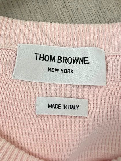 Thom Browne Thom browne Size 3 The latest four-striped knitted round-n Size L / US 10 / IT 46 - 5 Thumbnail