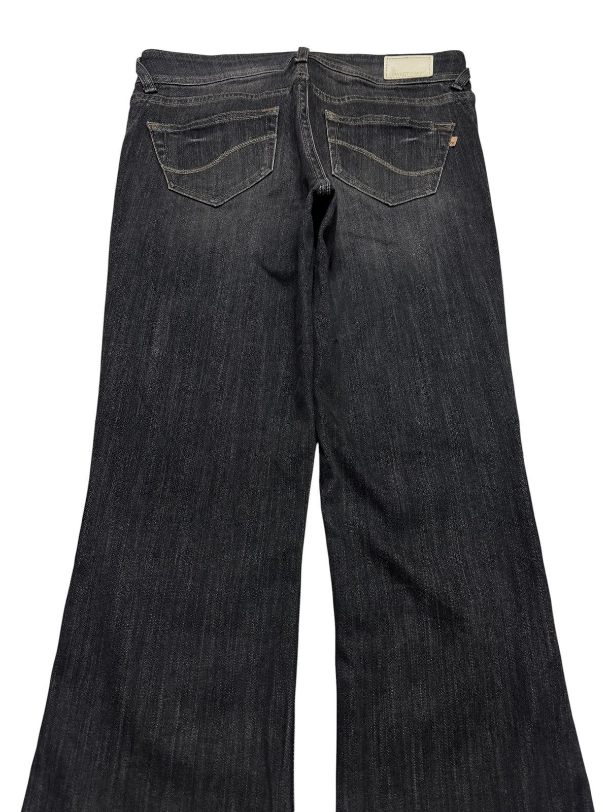 Tornado Mart BELL BOTTOM VINTAGE 🇯🇵 WHISKER CLAWMARK BOOTCUT DARK DENIM Size US 31 - 7 Thumbnail