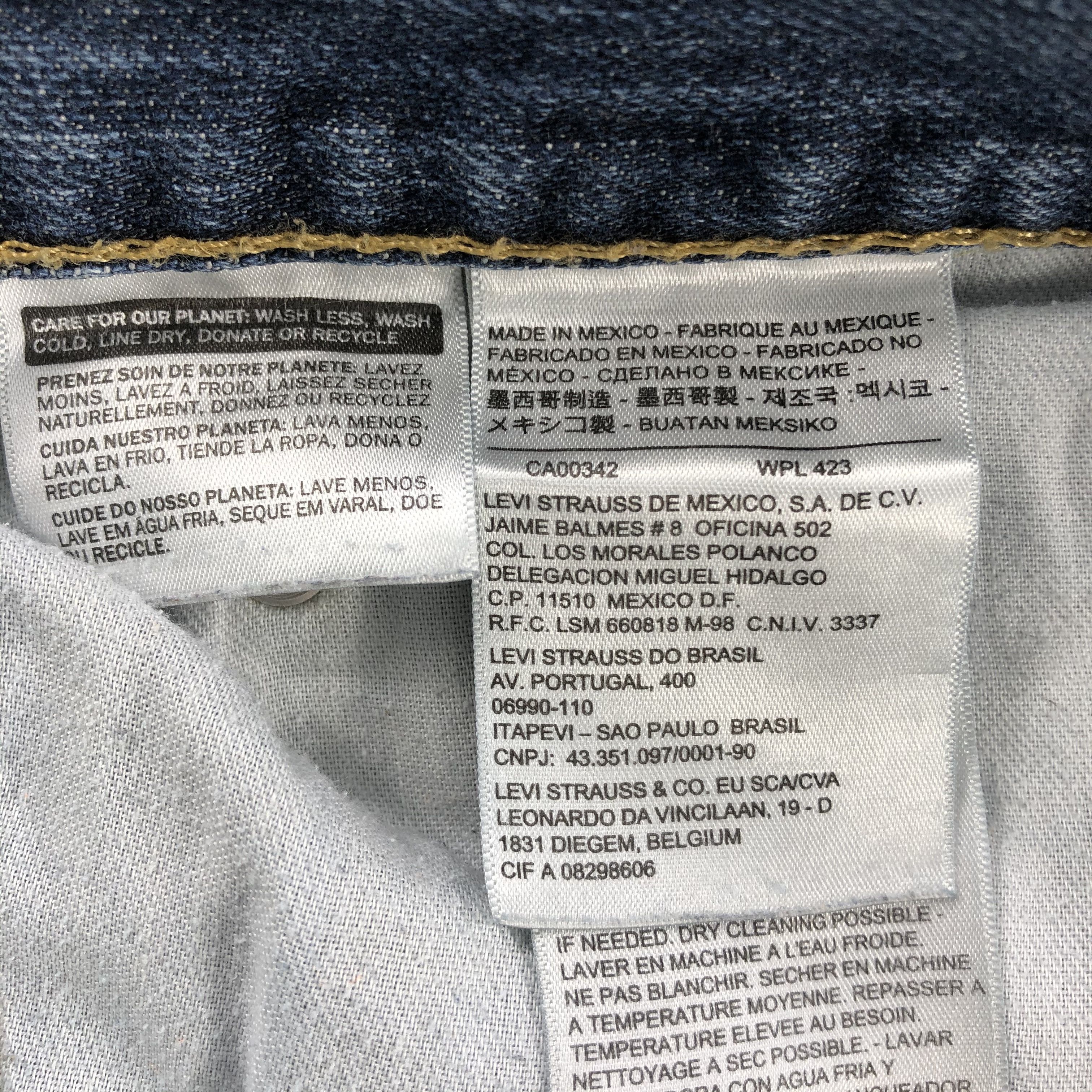 Levi's Vintage Blue Wash Levis 559 Jeans-J2110 Size US 34 / EU 50 - 10 Thumbnail