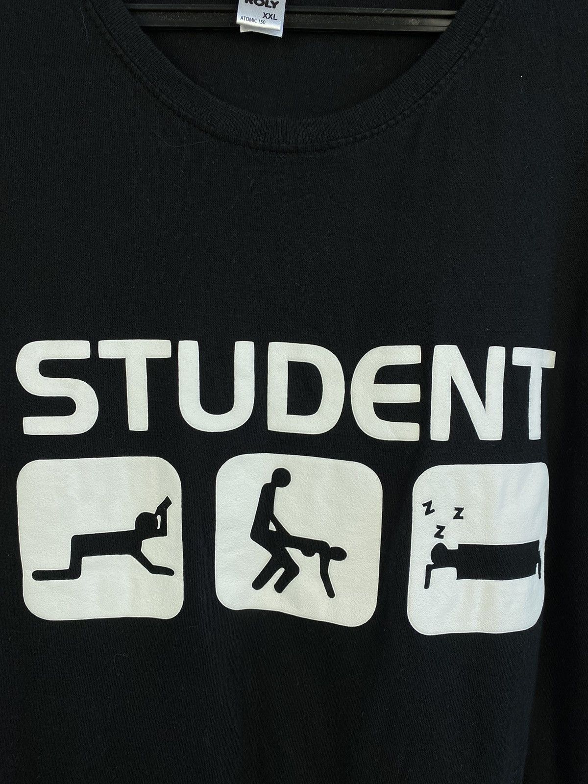 Vintage Vintage Student Humor T-shirt Size US XL / EU 56 / 4 - 2 Thumbnail