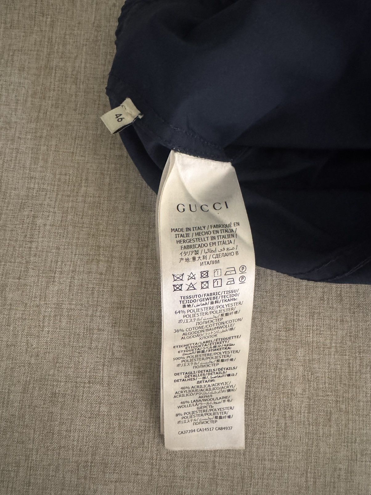 Gucci Gucci Jogger Navy Blue Pants Cargo Size US 31 - 5 Thumbnail