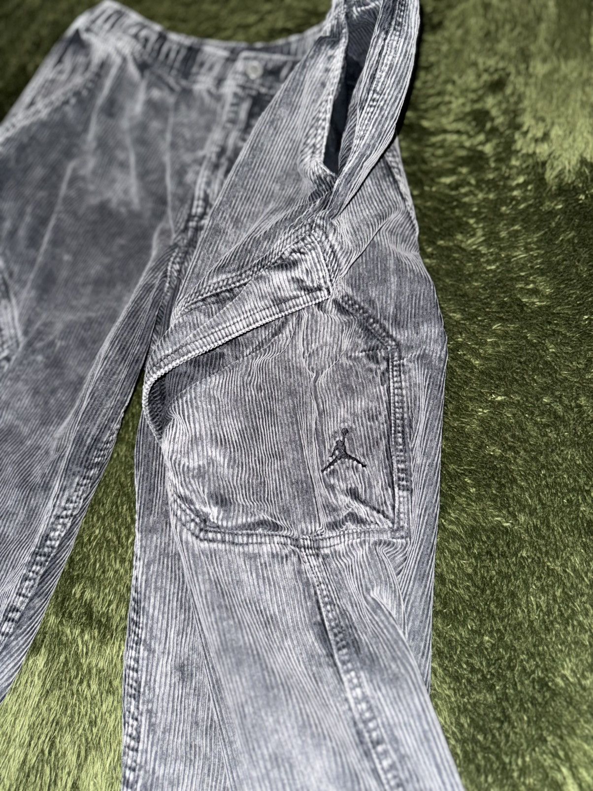 Jordan Brand [L] Jordan Flight Chicago Washed Corduroy Pants Black Grey Size US 36 / EU 52 - 7 Thumbnail