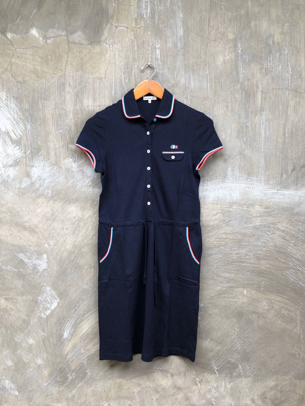 Lacoste Lacoste Retro Women Midi Dress Size XS / US 0-2 / IT 36-38 - 1 Thumbnail