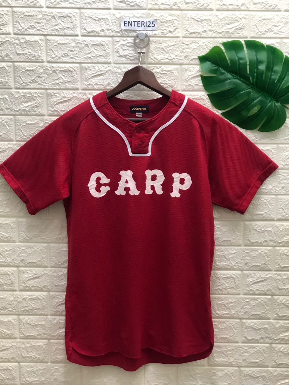 Vintage Vintage Japanese Mizuno Carp Baseball Jersey made in japan Size US L / EU 52-54 / 3 - 1 Thumbnail