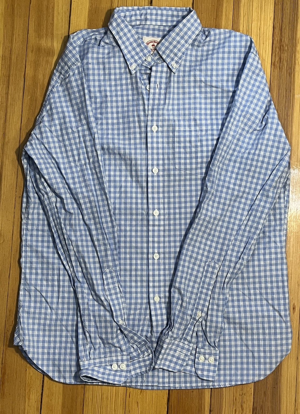 Brooks Brothers Brooks Brothers Red Fleece Button Down Shirt Size US L / EU 52-54 / 3 - 1 Thumbnail