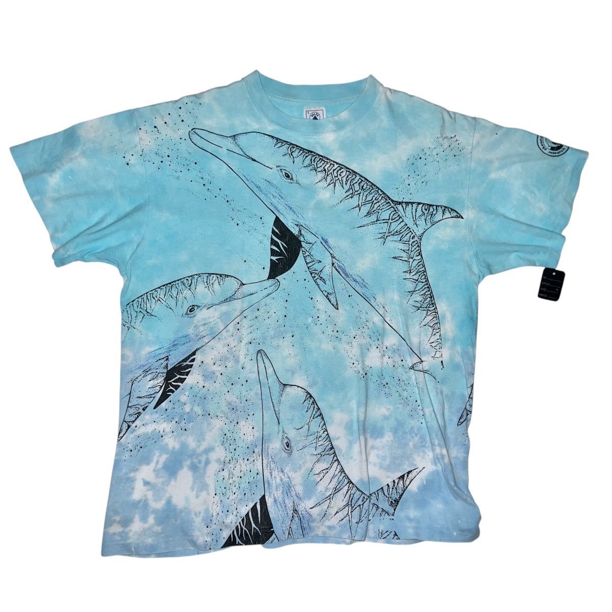 Vintage VTG DOLPHIN OCEAN T-Shirt Nature Size US L / EU 52-54 / 3 - 1 Thumbnail