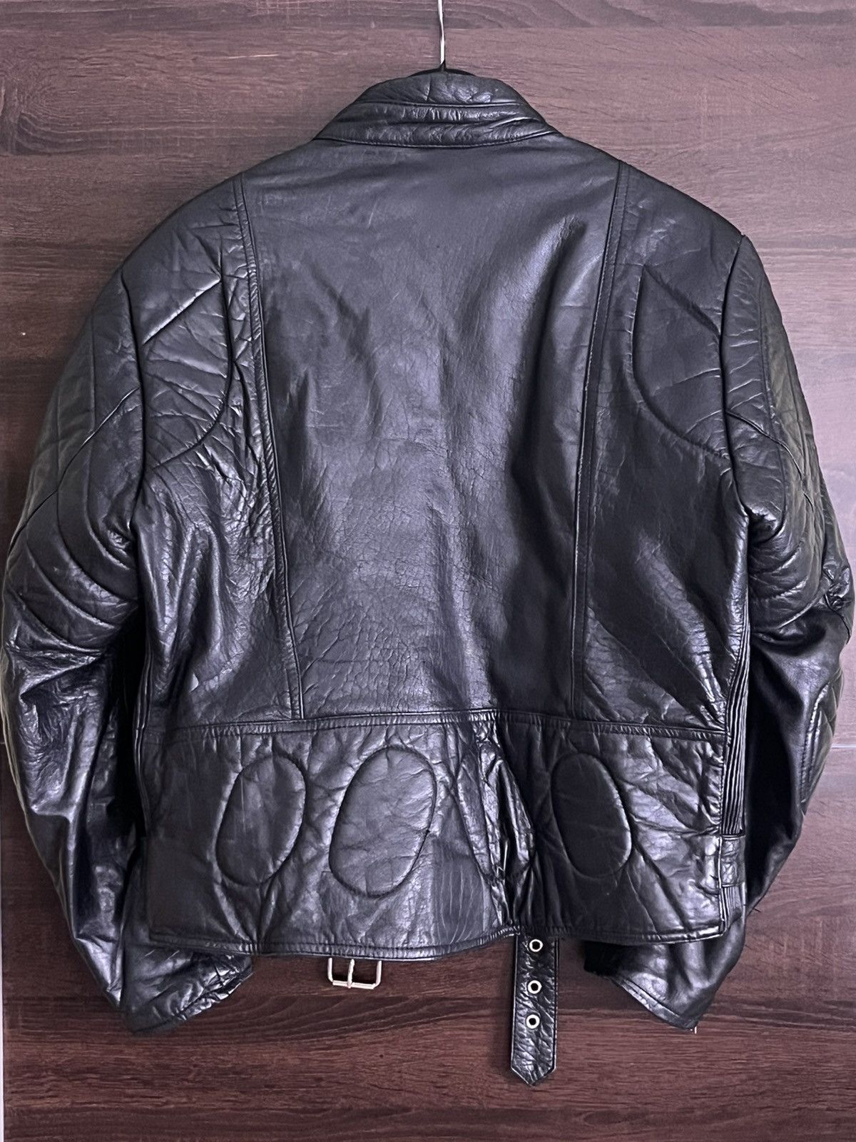 Genuine Leather Vintage biker jacket motorcycle real leather Size US XL / EU 56 / 4 - 17 Thumbnail