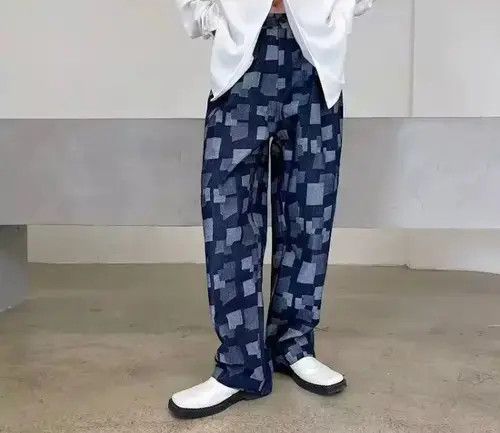 Blue vintage pants