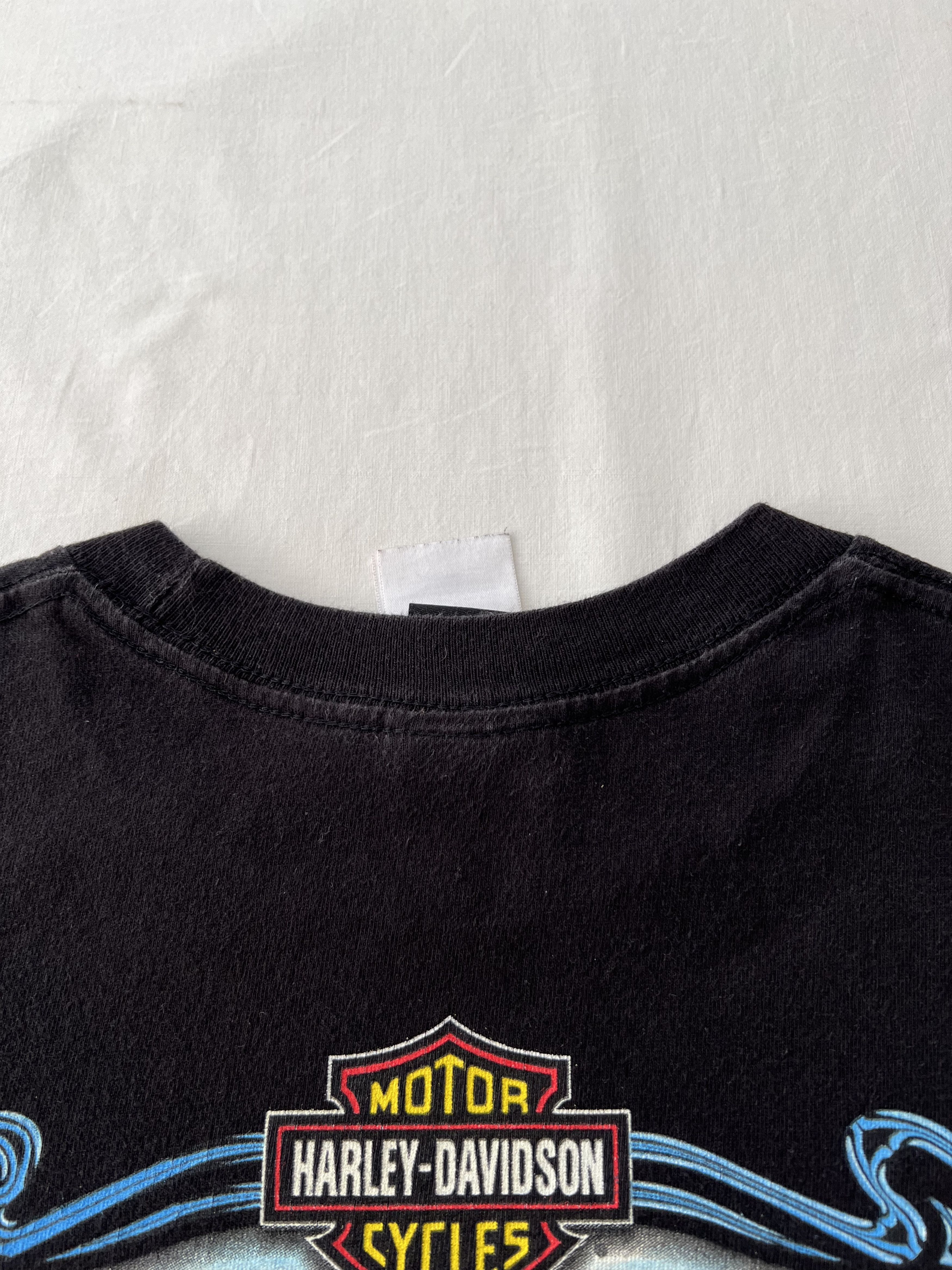 Harley Davidson Vintage 2009 Harley Davidson Dubai Eagle Black T-shirt Size US S / EU 44-46 / 1 - 15 Thumbnail