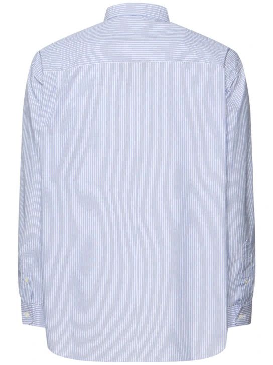 Comme des Garcons Homme o1lsvrm0425 Striped Shirt in Blue Size US L / EU 52-54 / 3 - 4 Thumbnail