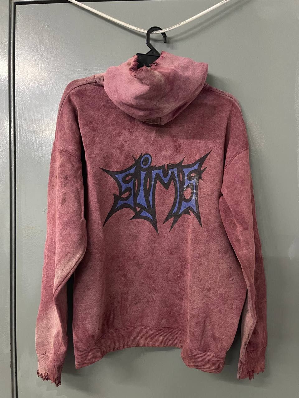 Vintage THRASHED SUN FADED SKATER BOY HOODIE Size US XL / EU 56 / 4 - 2 Thumbnail