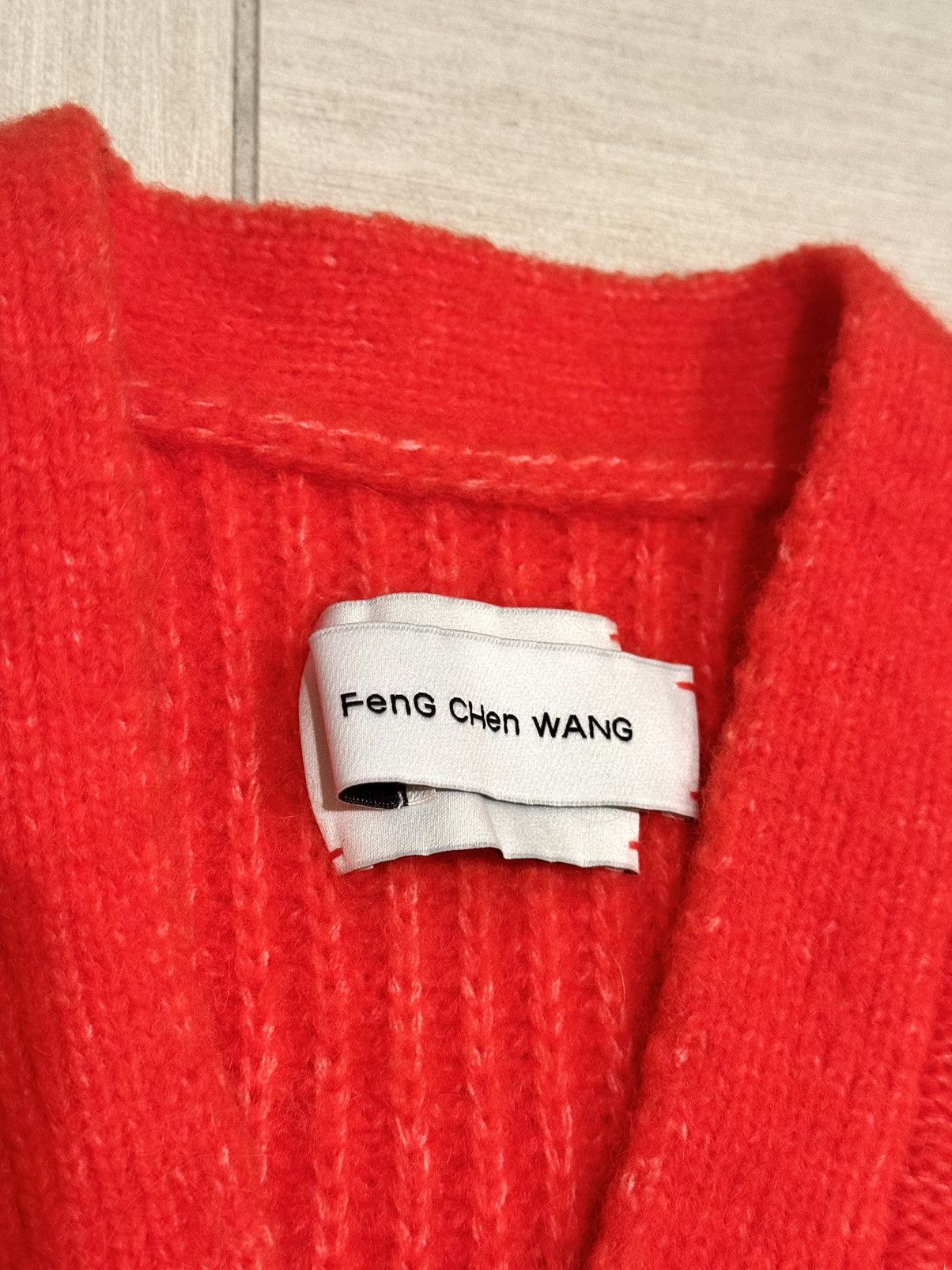 Feng Chen Wang orange wool cardigan Feng chen wang S unisex Size S / US 4 / IT 40 - 2 Thumbnail