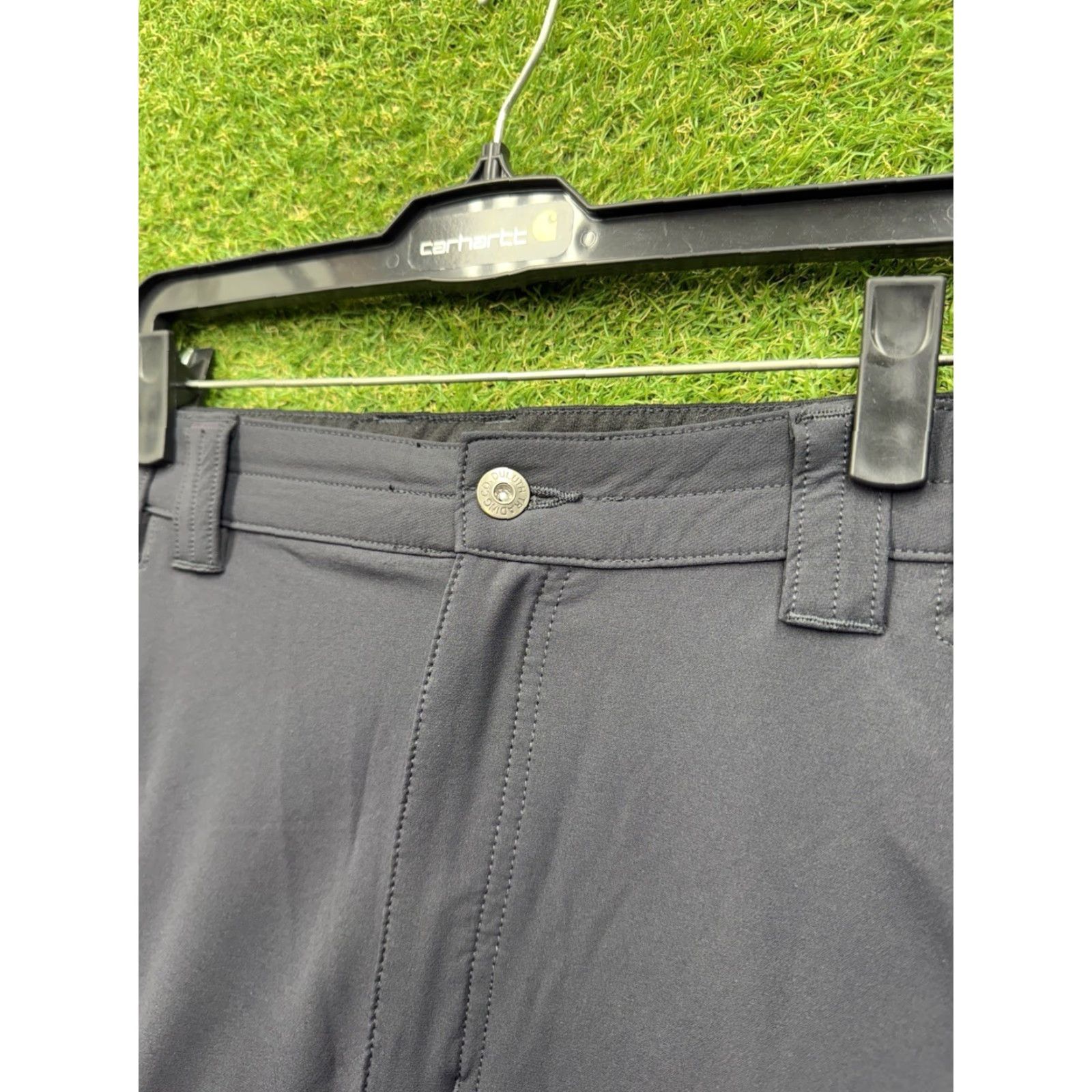 Duluth Trading Company VINTAGE Duluth Trading Co Cargo Pants Mens 40x30 Utility Green Water-Resistant Nylon Spandex Regular Straight Size US 40 / EU 56 - 7 Thumbnail