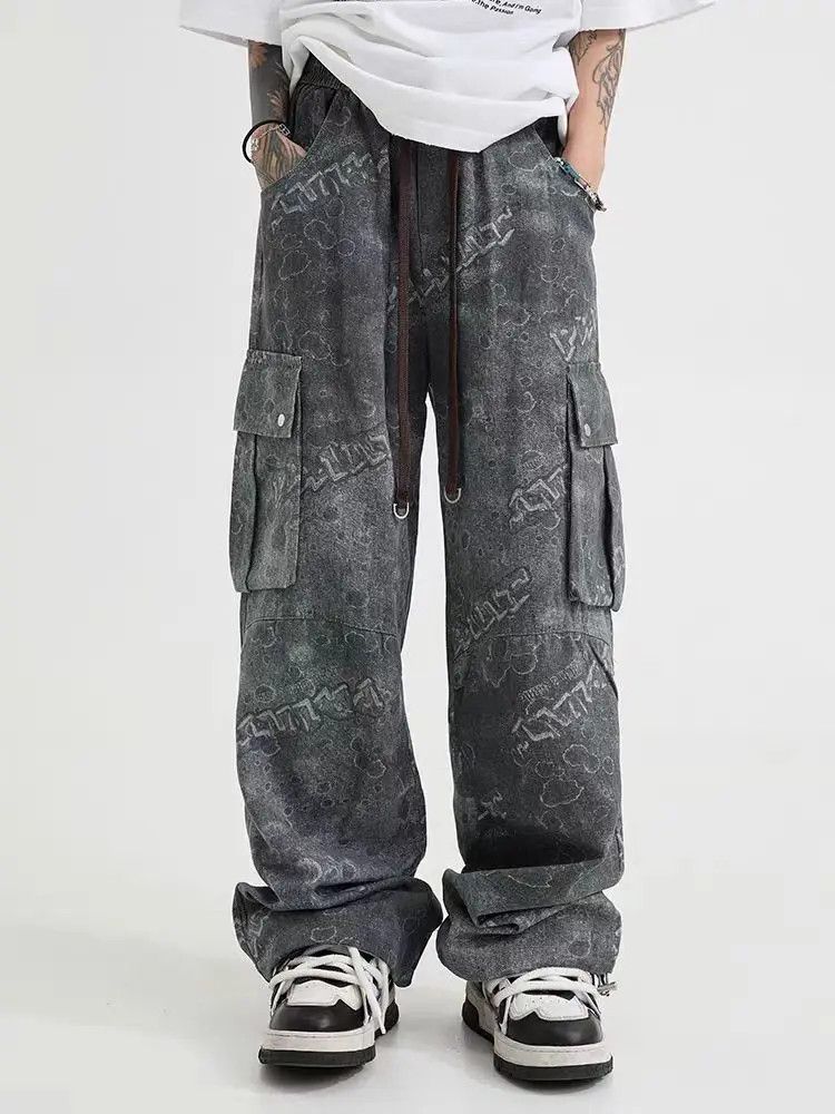Designer × Japanese Brand Hip Hop Harajuku Streetwear Loose Casual Pants Size US 32 / EU 48 - 3 Thumbnail