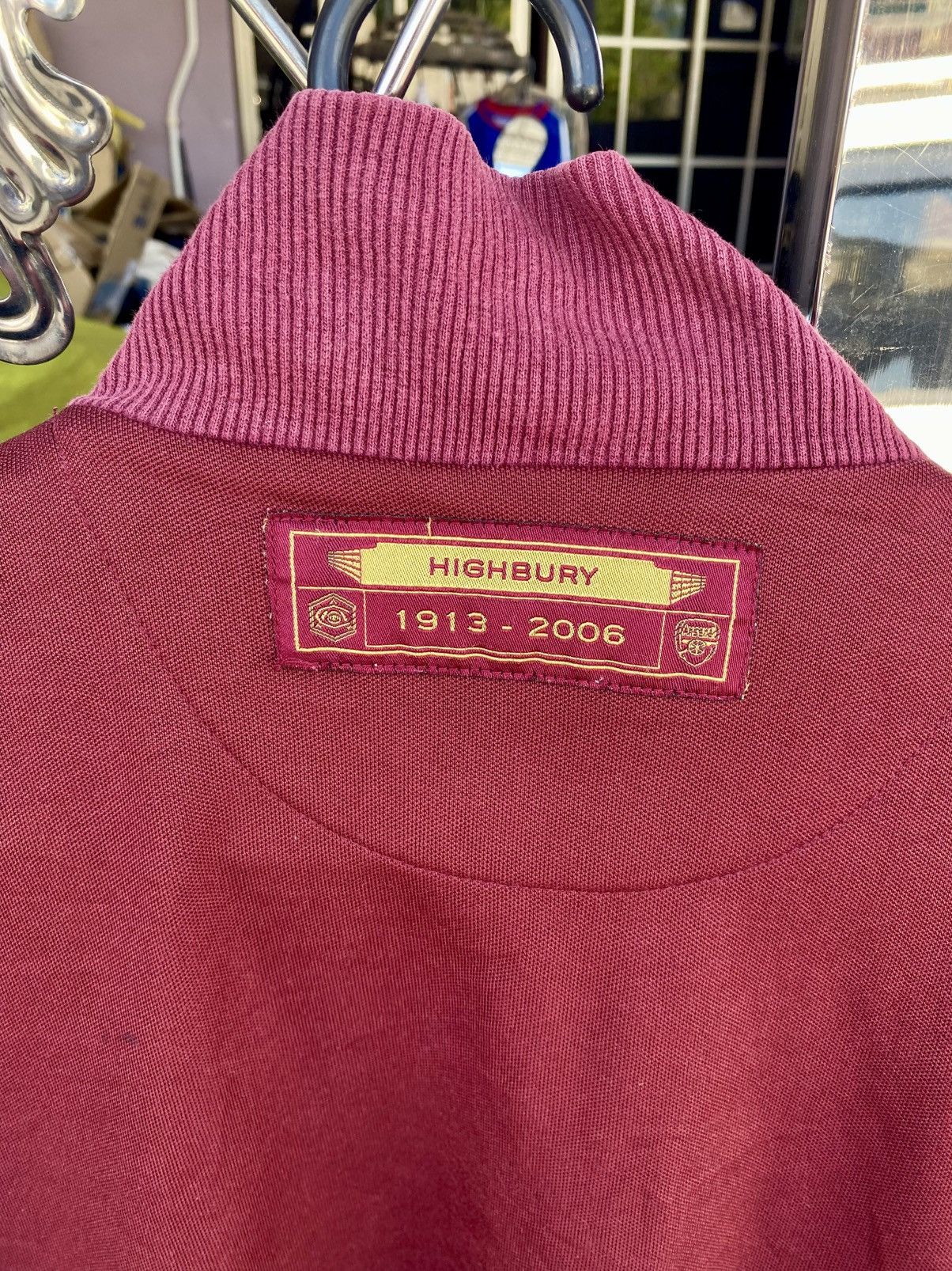 vtg arsenal highbury 1913-2006 jacket