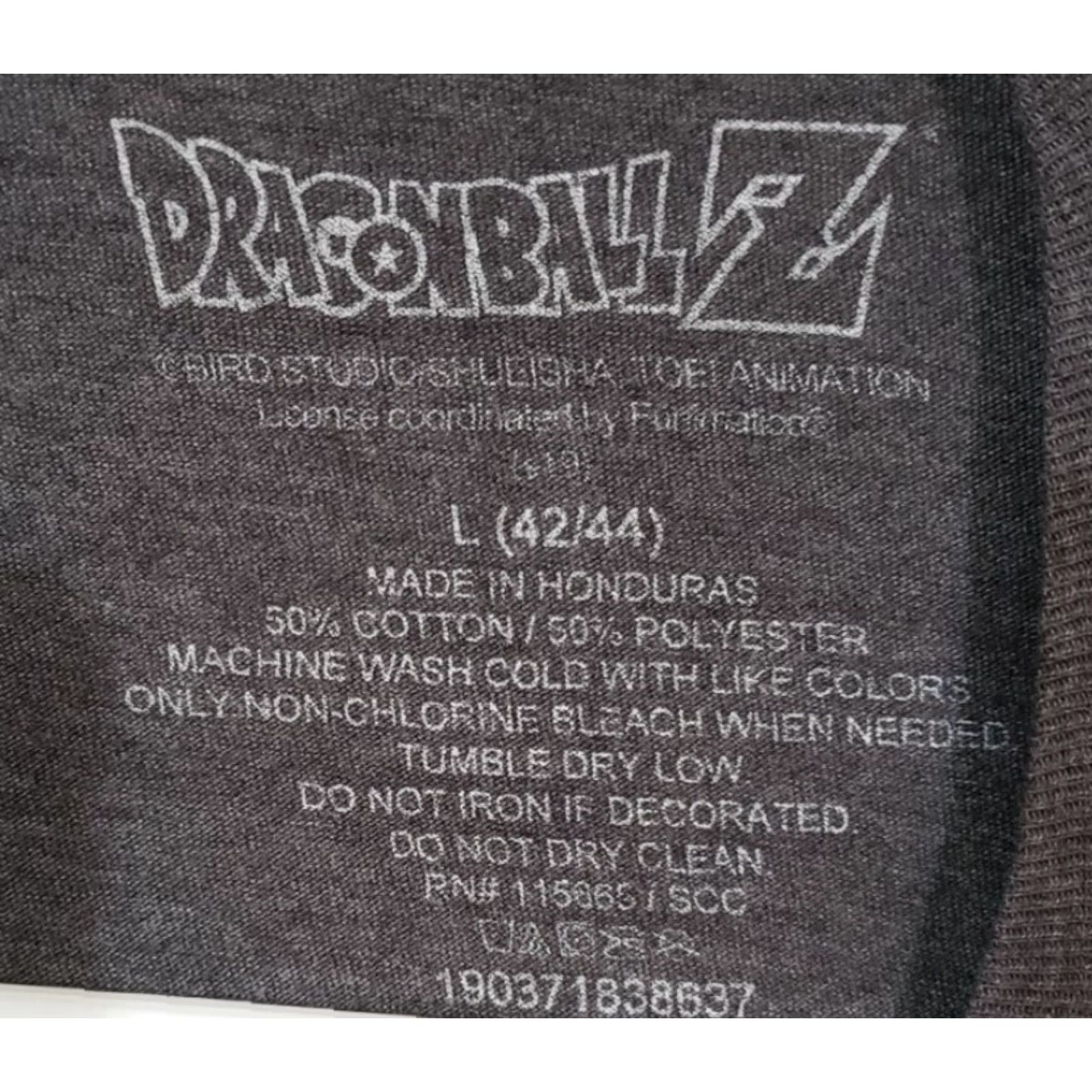 Vintage Dragon Ball Z T-Shirt Men’s Large L Graphic Dragon Ball Z Crew Neck Short Sleeve Gray Dark Gray Logo Vintage: No Size US L / EU 52-54 / 3 - 4 Thumbnail