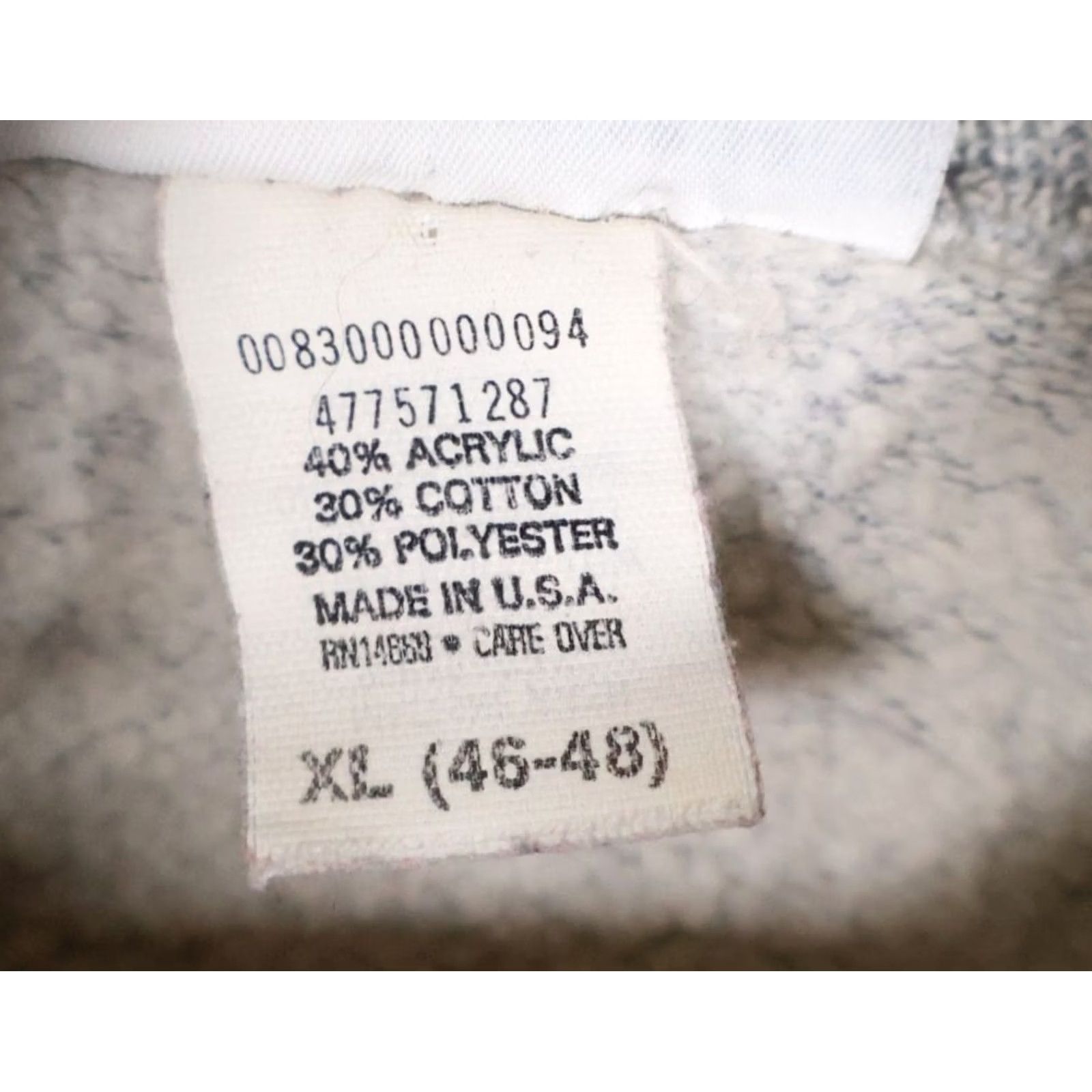 Vintage VINTAGE Bassett Walker Sweatshirt Men's XL Gray 80s Bunny Rabbit Graphic Crew Neck Raglan Sleeve Lightweight Fleece VTG Size US L / EU 52-54 / 3 - 4 Thumbnail