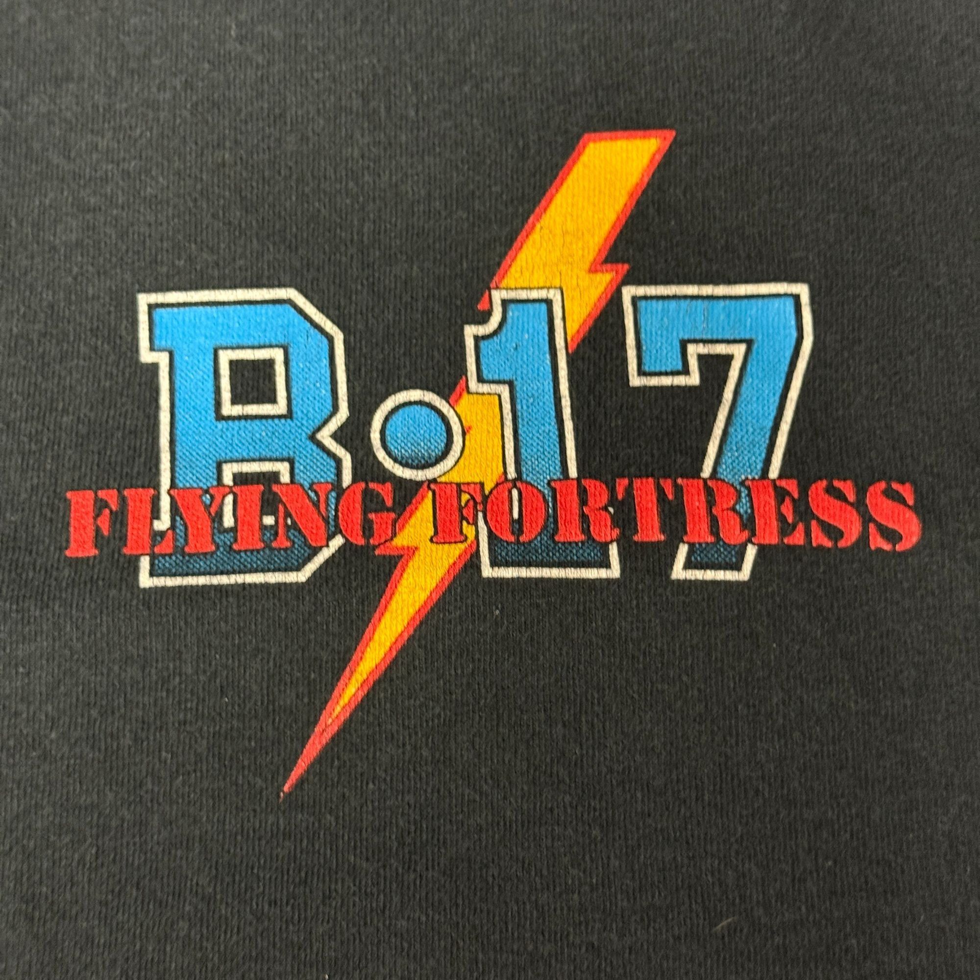 Other 90's B 17 Flying Fortress PINUP GIRL War Plane Biker T Shirt Size US M / EU 48-50 / 2 - 4 Thumbnail