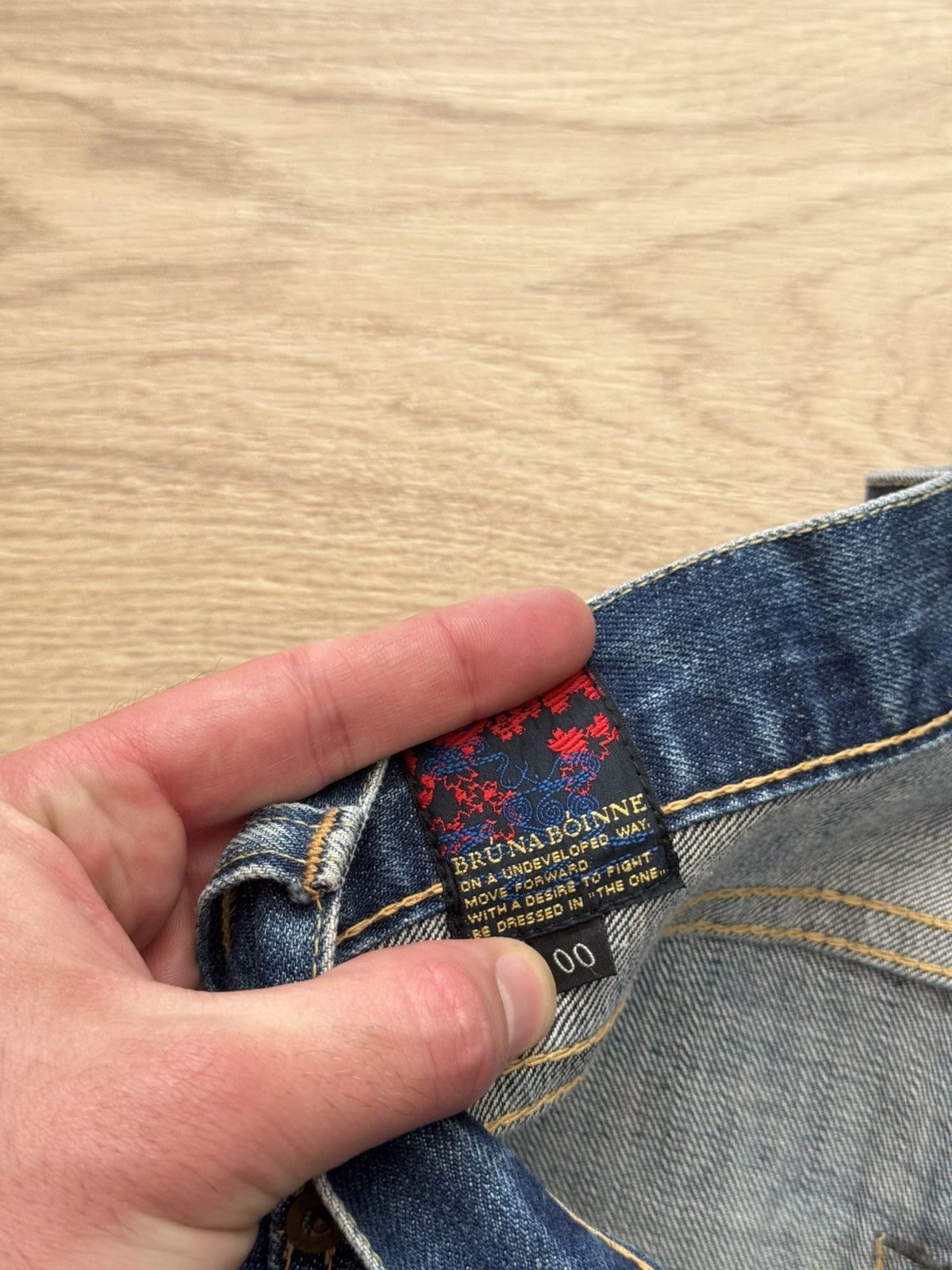 BRU NA BOINNE Rare Vintage BRU NA BOINNE Made In Japan Blue Jeans Pants Size US 28 / EU 44 - 5 Thumbnail