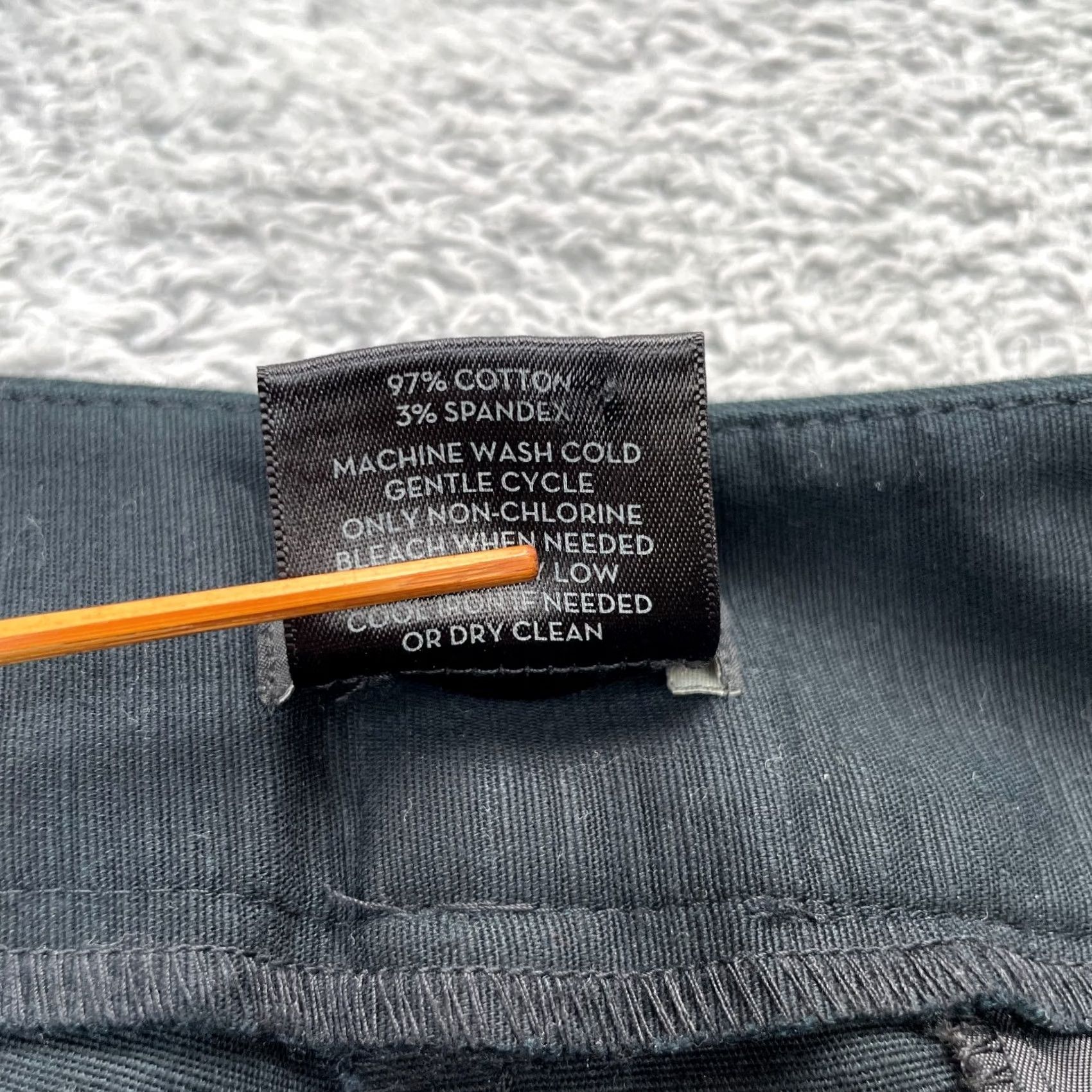 Ann Taylor Ann Taylor Pants Womens 10 Blue Signature Dress Pants Straight Leg Cotton Spandex Flat Front 28in Inseam Men? Size 32" / US 10 / IT 46 - 4 Thumbnail