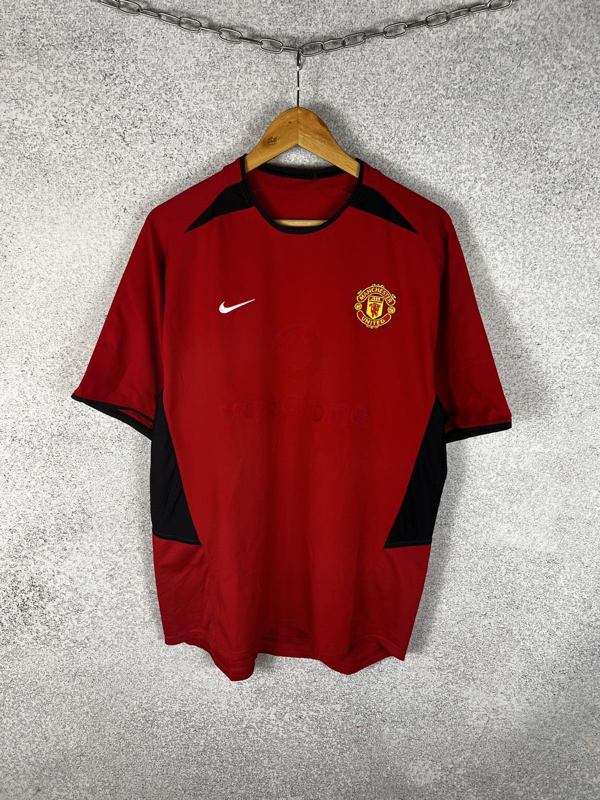 Vintage Vintage Manchester United Nike 2002 04 Home Soccer Jersey Size US L / EU 52-54 / 3 - 1 Thumbnail