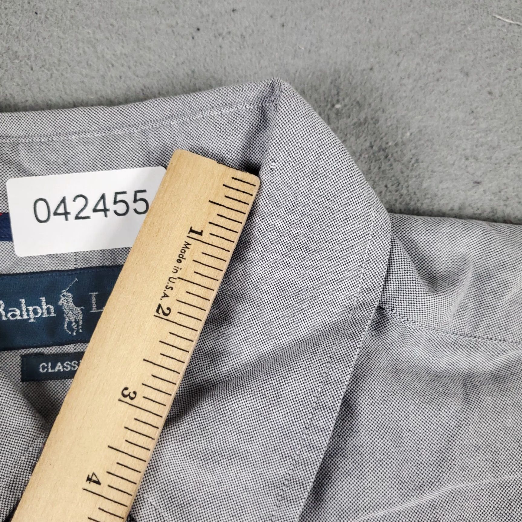 Ralph Lauren Ralph Lauren Button-Up Shirt Mens XL Gray Long Sleeve Casual Size US XL / EU 56 / 4 - 4 Thumbnail