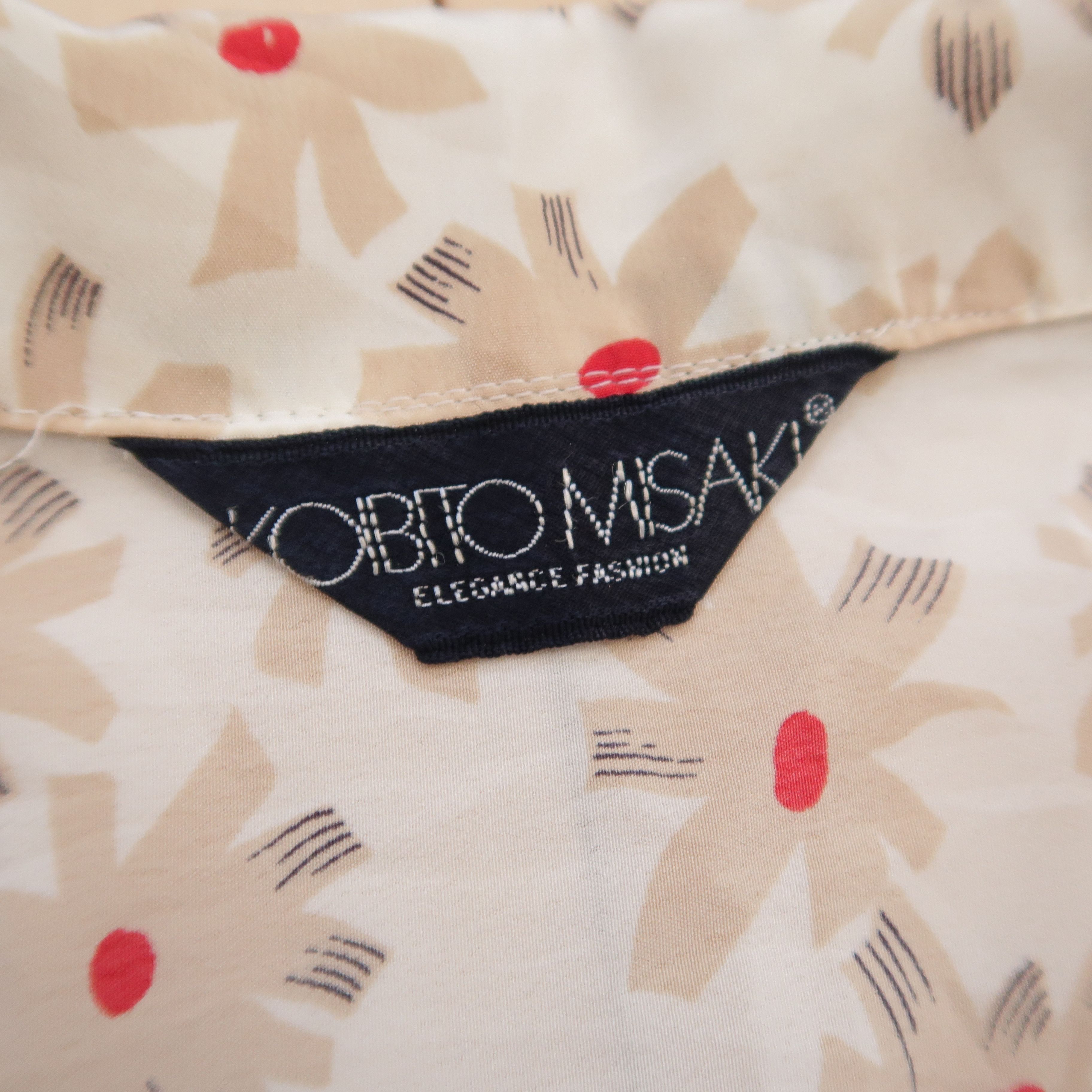 Issey Miyake 1990s Issey Miyake by Koibito Misaki Floral Shirt Size US M / EU 48-50 / 2 - 4 Thumbnail
