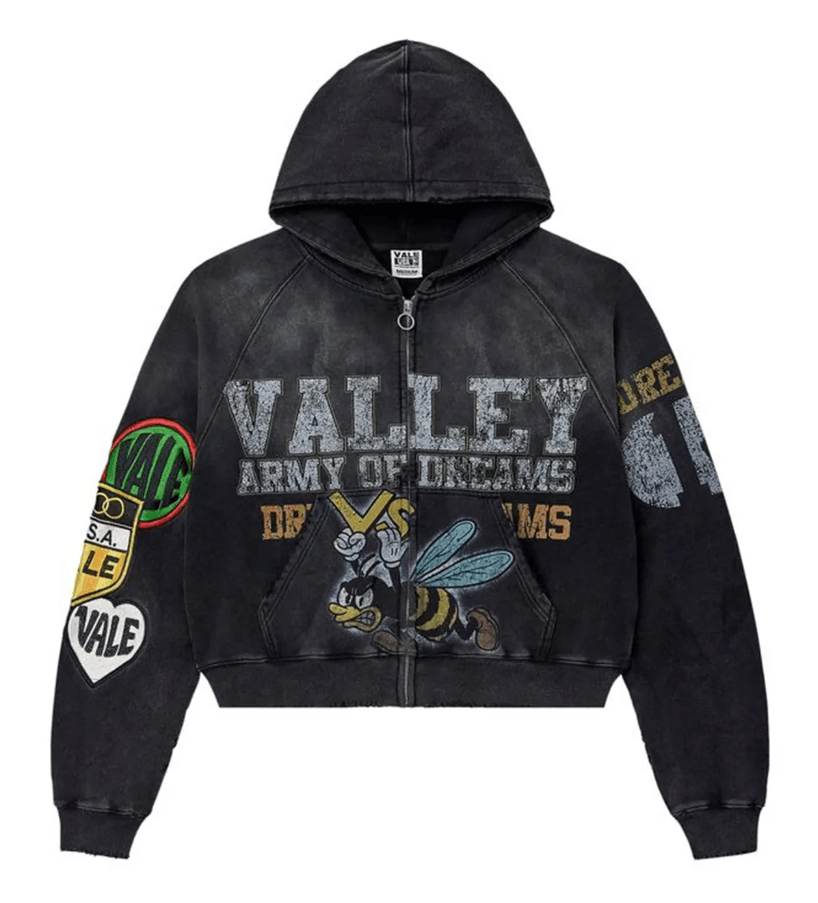 Vale VALE FOREVER “CLASSICO ZIP UP” Hoodie – Black / XL | Grailed
