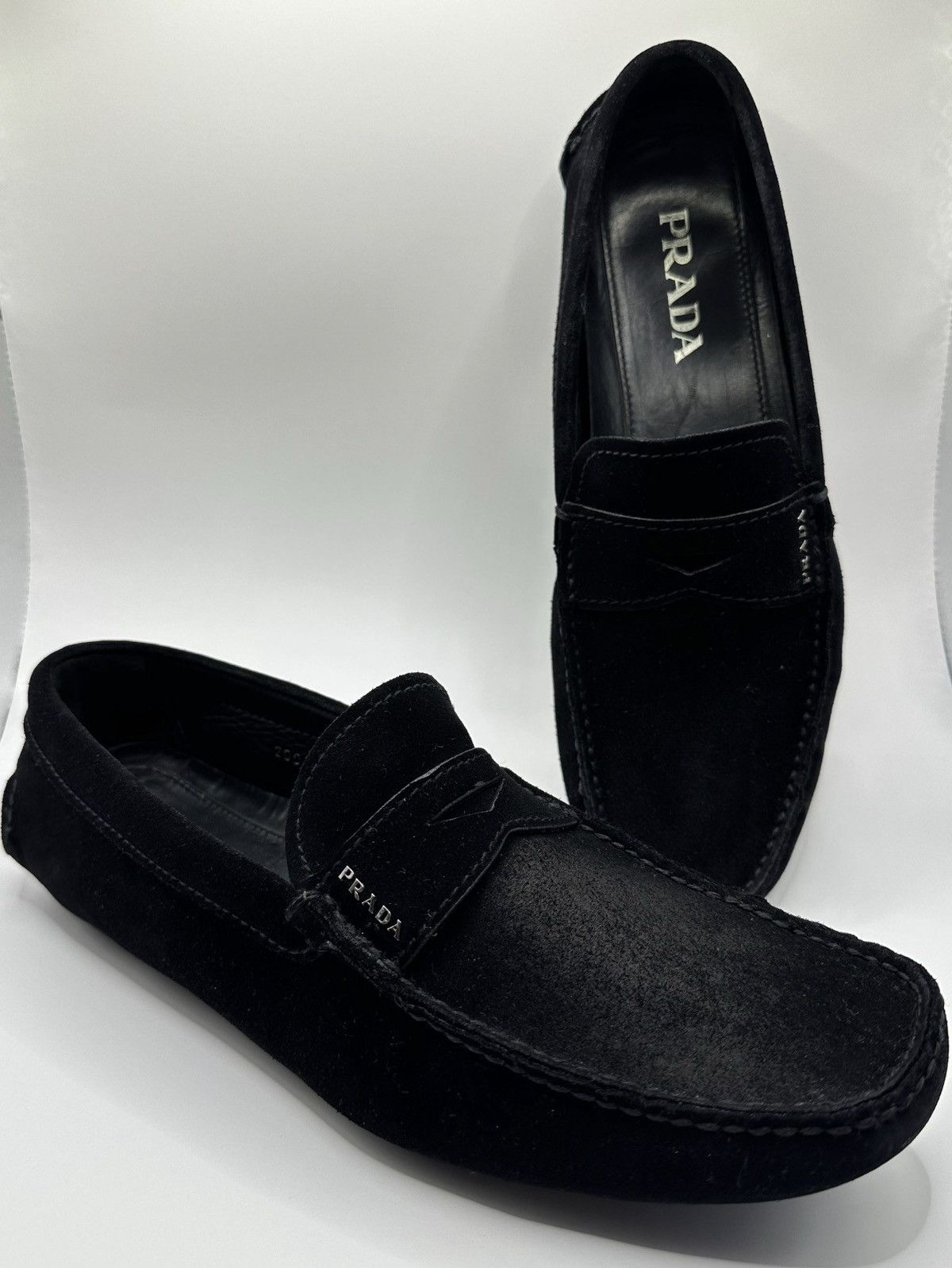 Prada Prada men FW 1999 squared toe loafers archive | Grailed