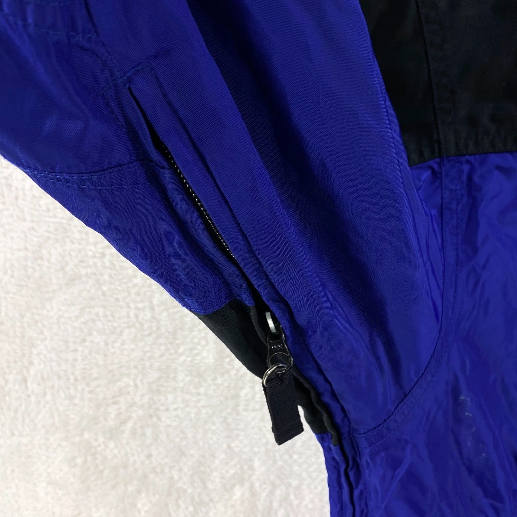 Eddie Bauer VINTAGE Eddie Bauer EBTEK Jacket Anorak Men Large Tall Blue Black 90's Hood Zip Size US L / EU 52-54 / 3 - 7 Thumbnail