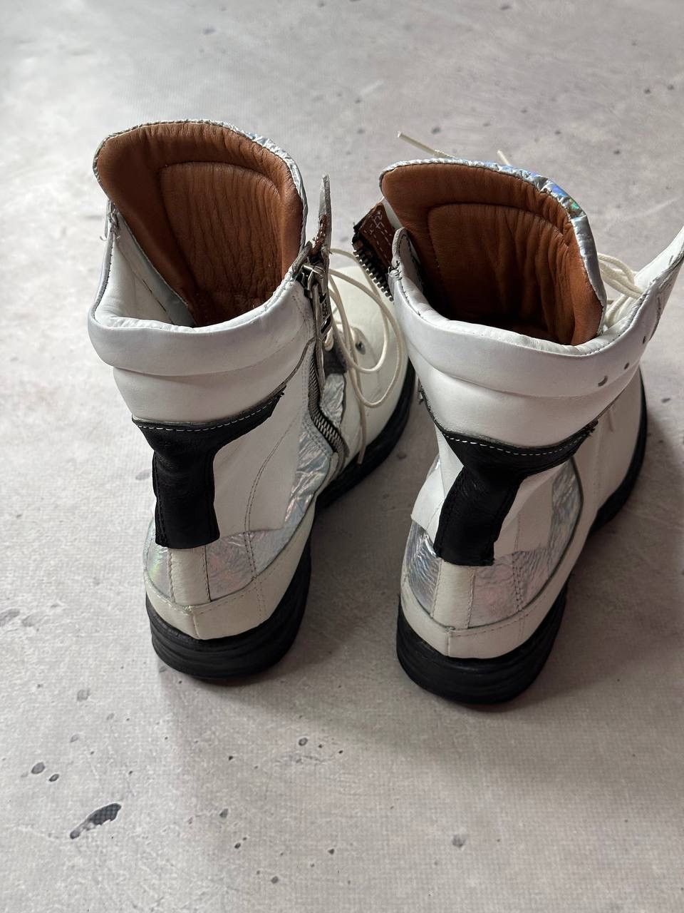 A.S.98 A.S 98 Airstep Zipper Woman’s Leather High Top Boots Size US 7 / IT 37 - 6 Thumbnail