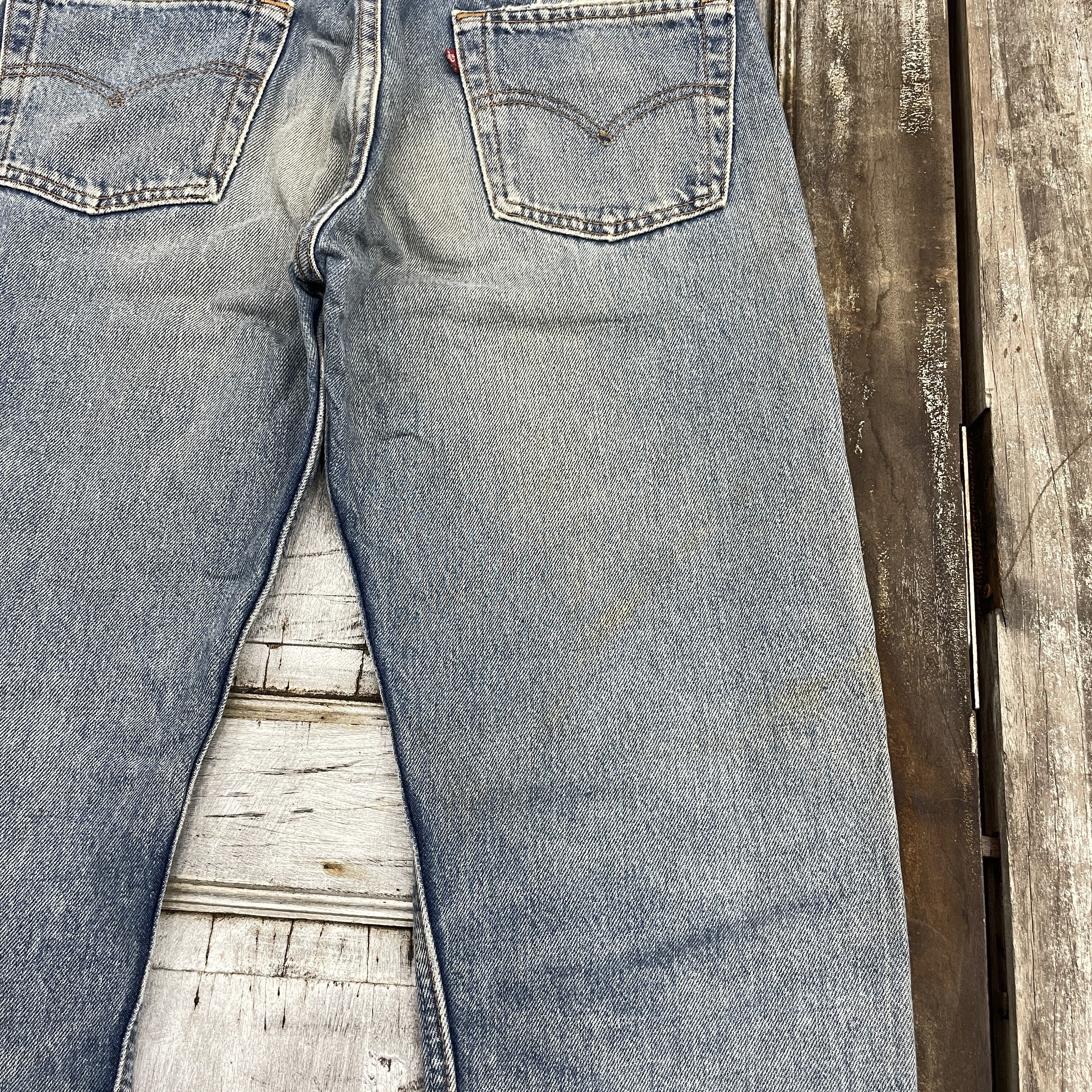 Levi's × Vintage Vintage Levi's 501 Faded Distressed Jeans-WC313 Size US 29 - 5 Thumbnail