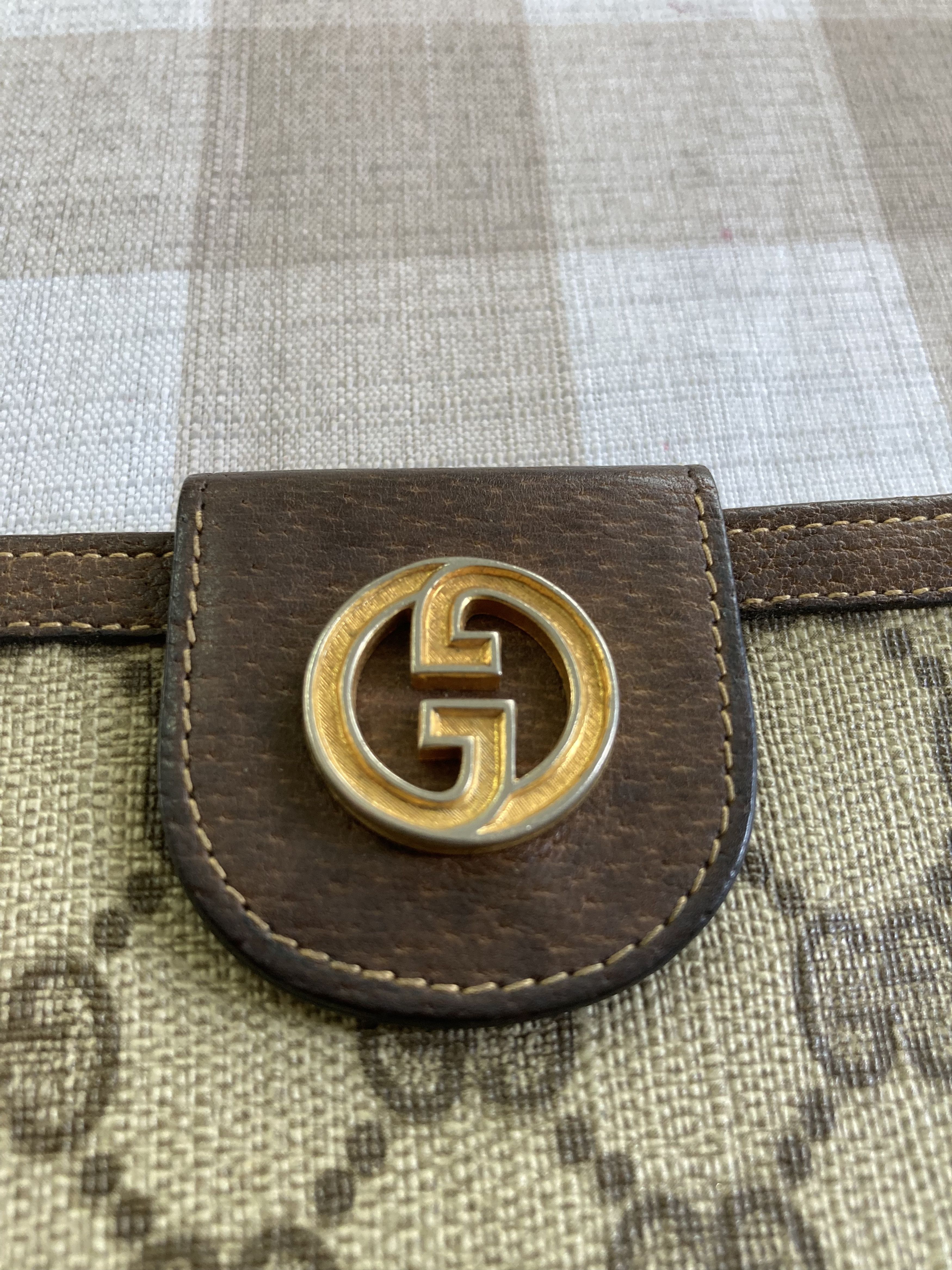 Gucci Archival Gucci GG Supreme Wallet - Green Leather Interior Size ONE SIZE - 13 Thumbnail