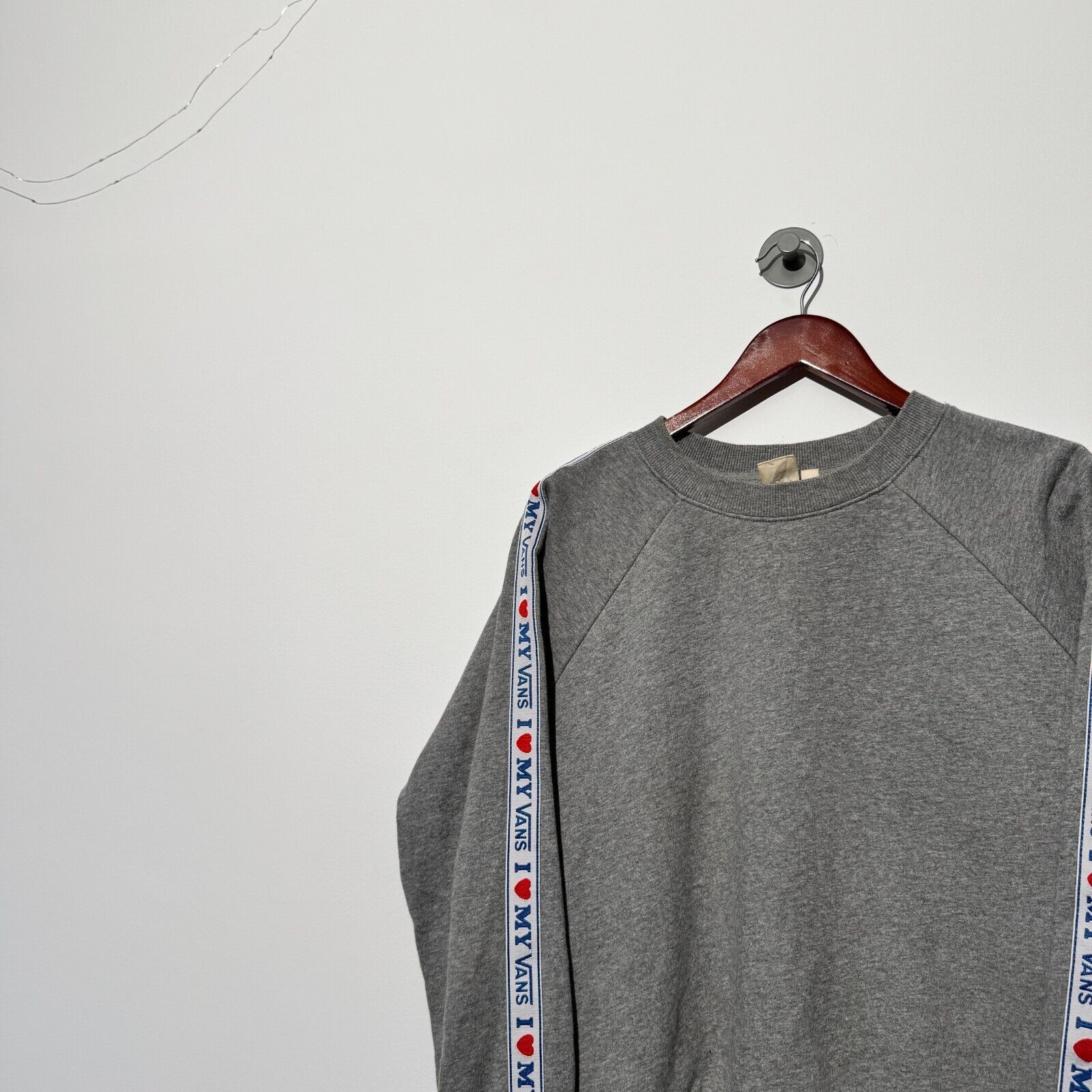 Vans Vintage Vans Gray Cotton Sweatshirt Size M Regular Fit Size US M / EU 48-50 / 2 - 3 Thumbnail