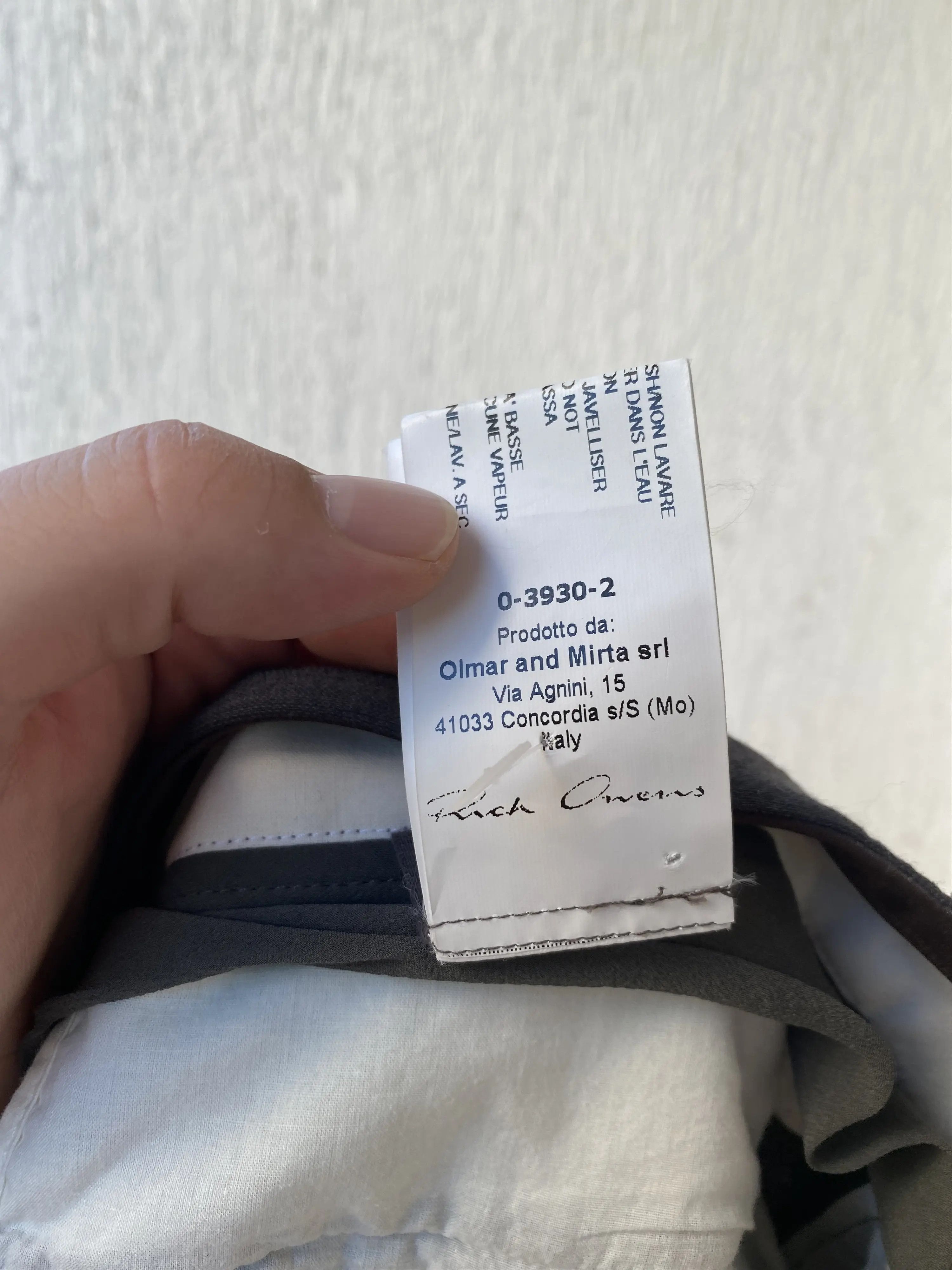 Rick Owens straight wool blend petrol pant Size US 32 / EU 48 - 9 Thumbnail