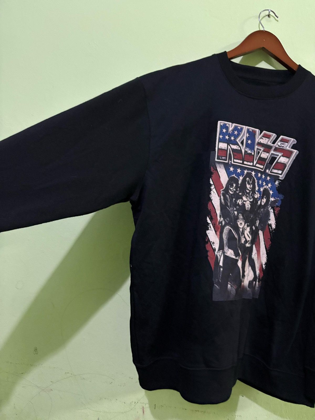 KISS Kiss band Sweatshirt American Flag Design Size US L / EU 52-54 / 3 - 2 Thumbnail