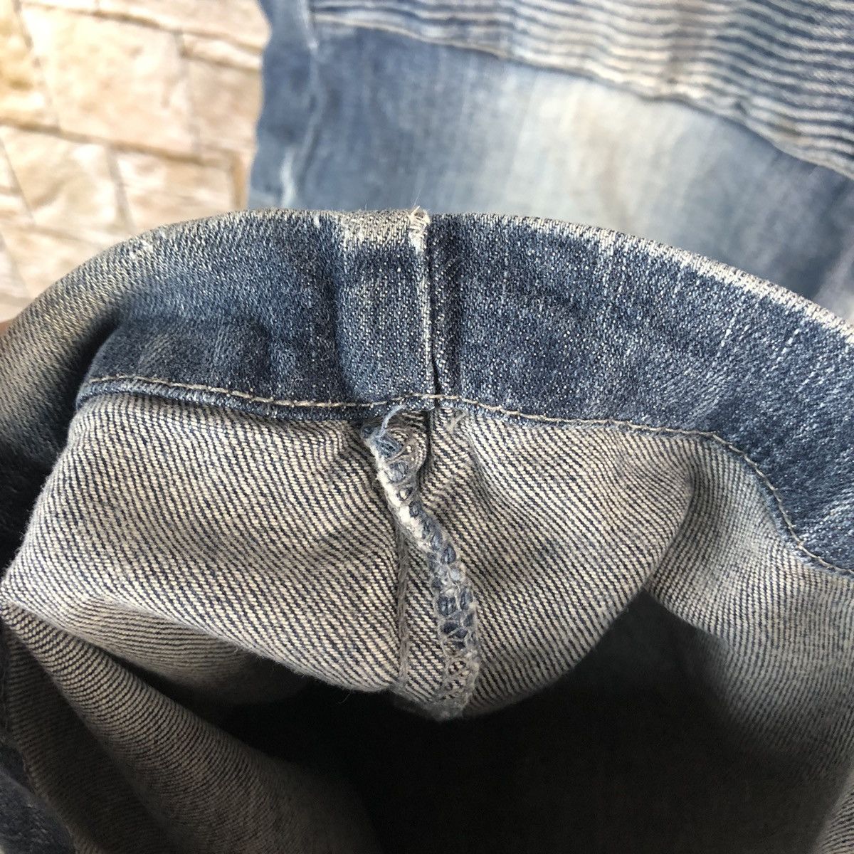 Japanese Brand Tora ripped Denim utility tactical distressed Pants #A959 Size US 33 - 15 Thumbnail