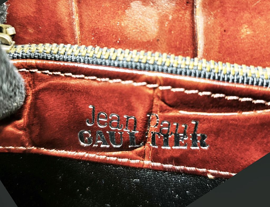Jean Paul Gaultier JEAN PAUL GAULTIER Brown Croc embossed clutch sling bag Size ONE SIZE - 3 Thumbnail