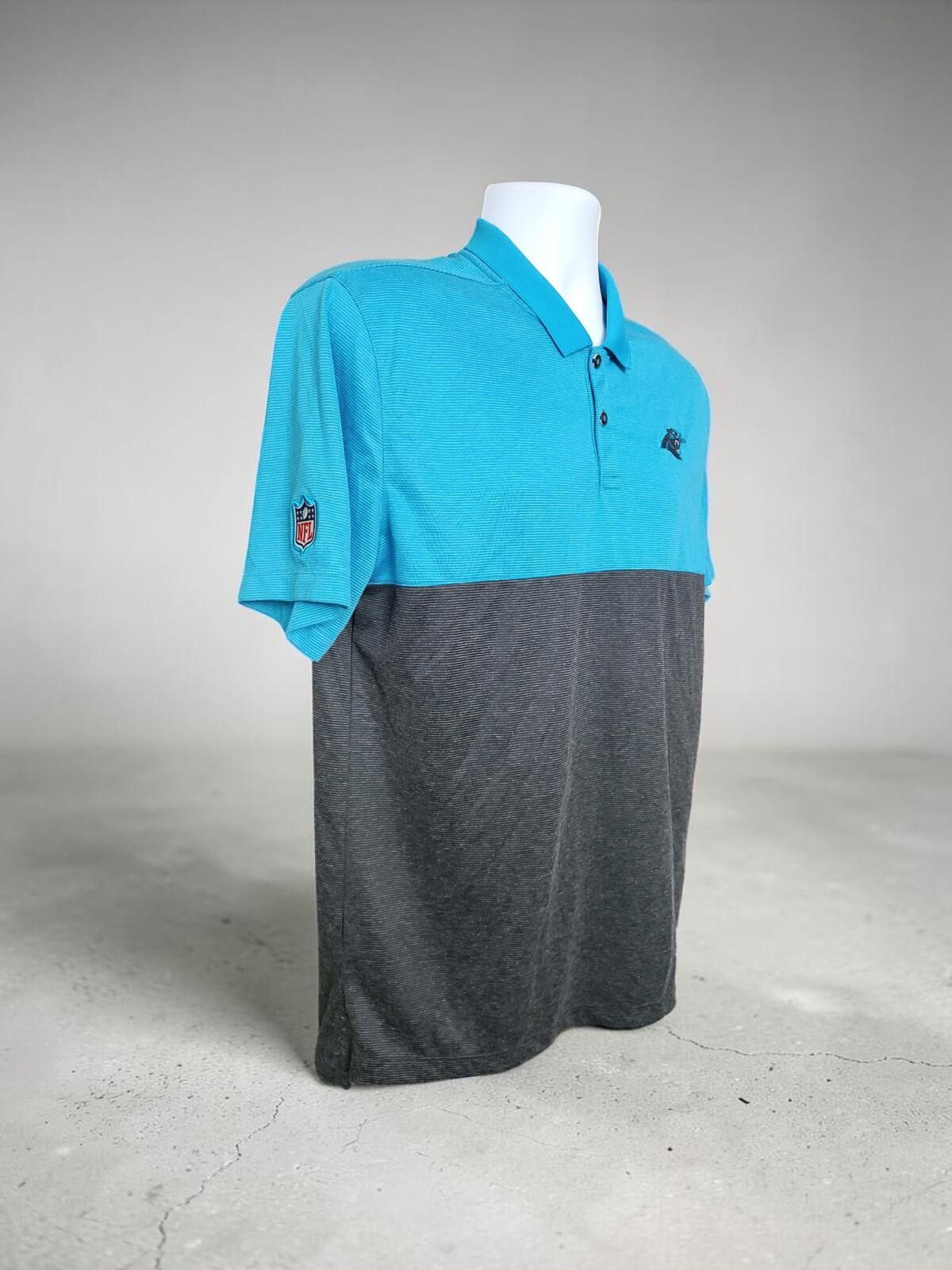 Nike Nike Dri-Fit Carolina Panthers NFL Polo Shirt Large Size US L / EU 52-54 / 3 - 3 Thumbnail