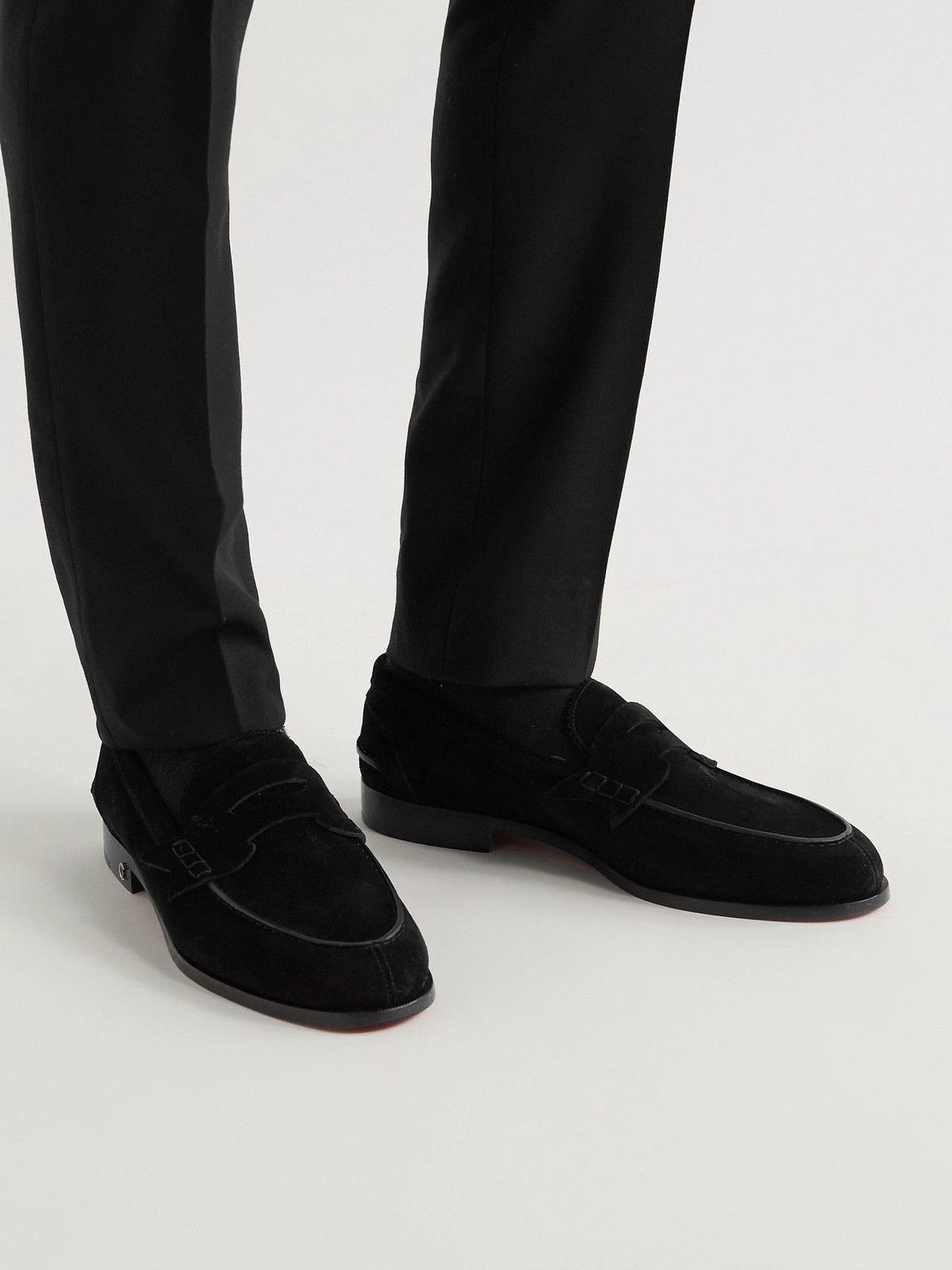 Christian Louboutin o1s1wg111025 Loafers in Black Size US 7 / EU 40 - 2 Thumbnail