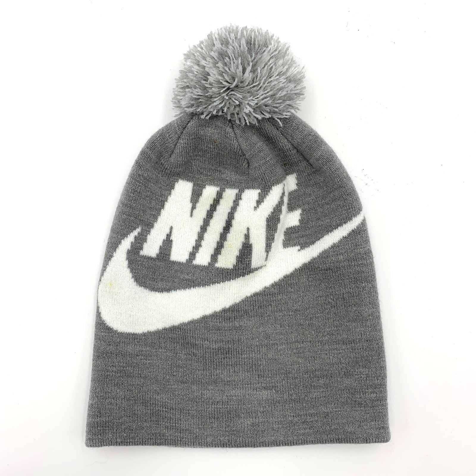 Nike Nike Logo Beanie Hat with Pompom Youth Size ONE SIZE - 1 Thumbnail